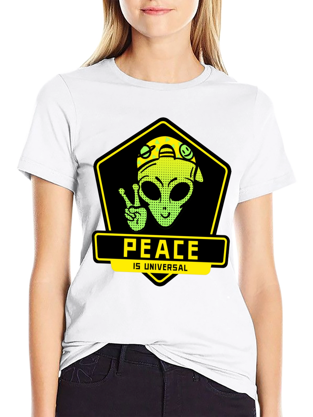 Peace is Universal Graphic T-Shirt