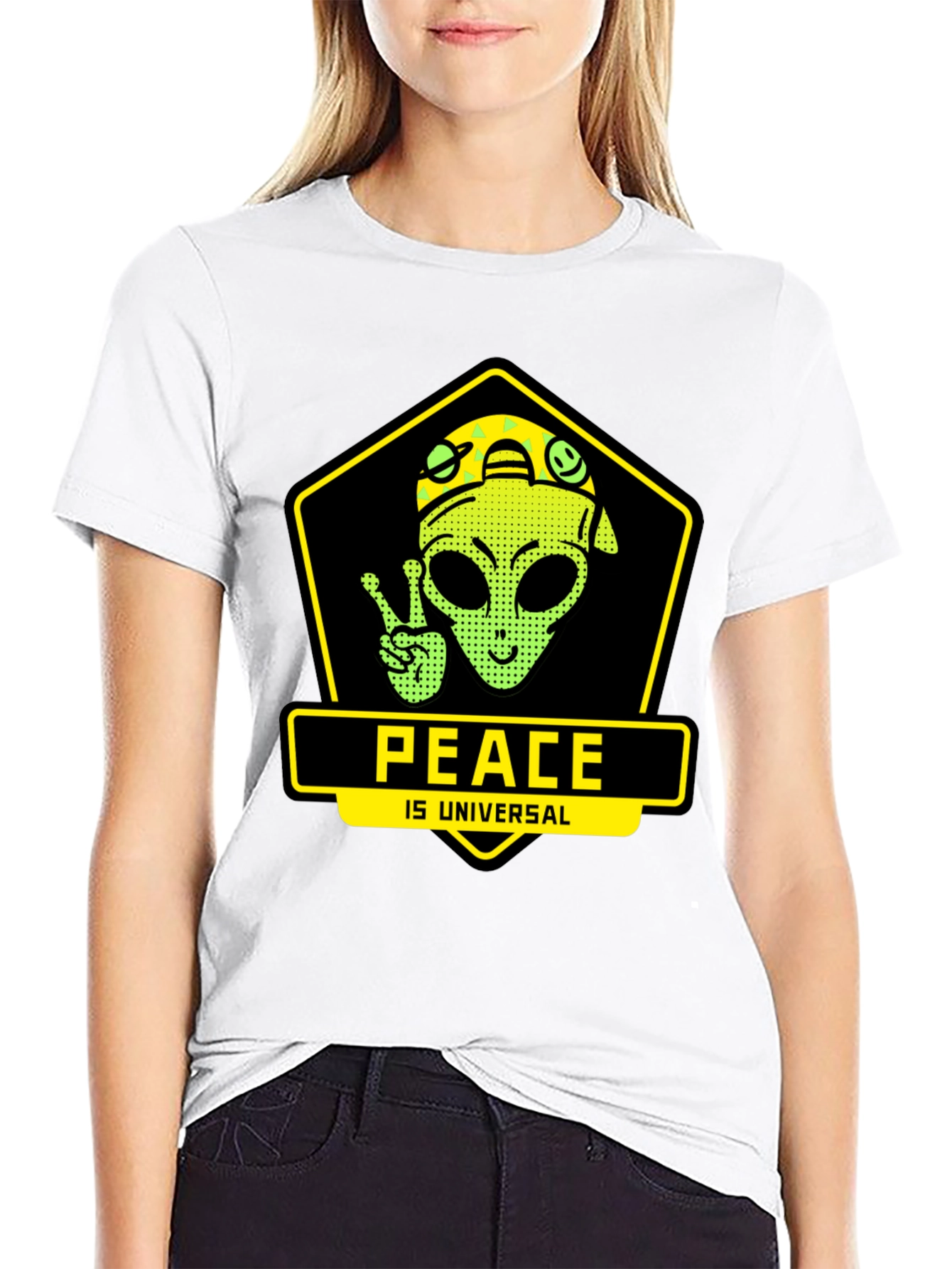 Peace is Universal Graphic T-Shirt