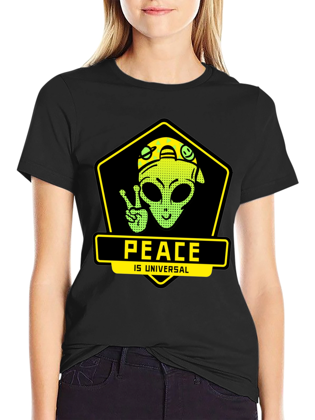 Peace is Universal Graphic T-Shirt