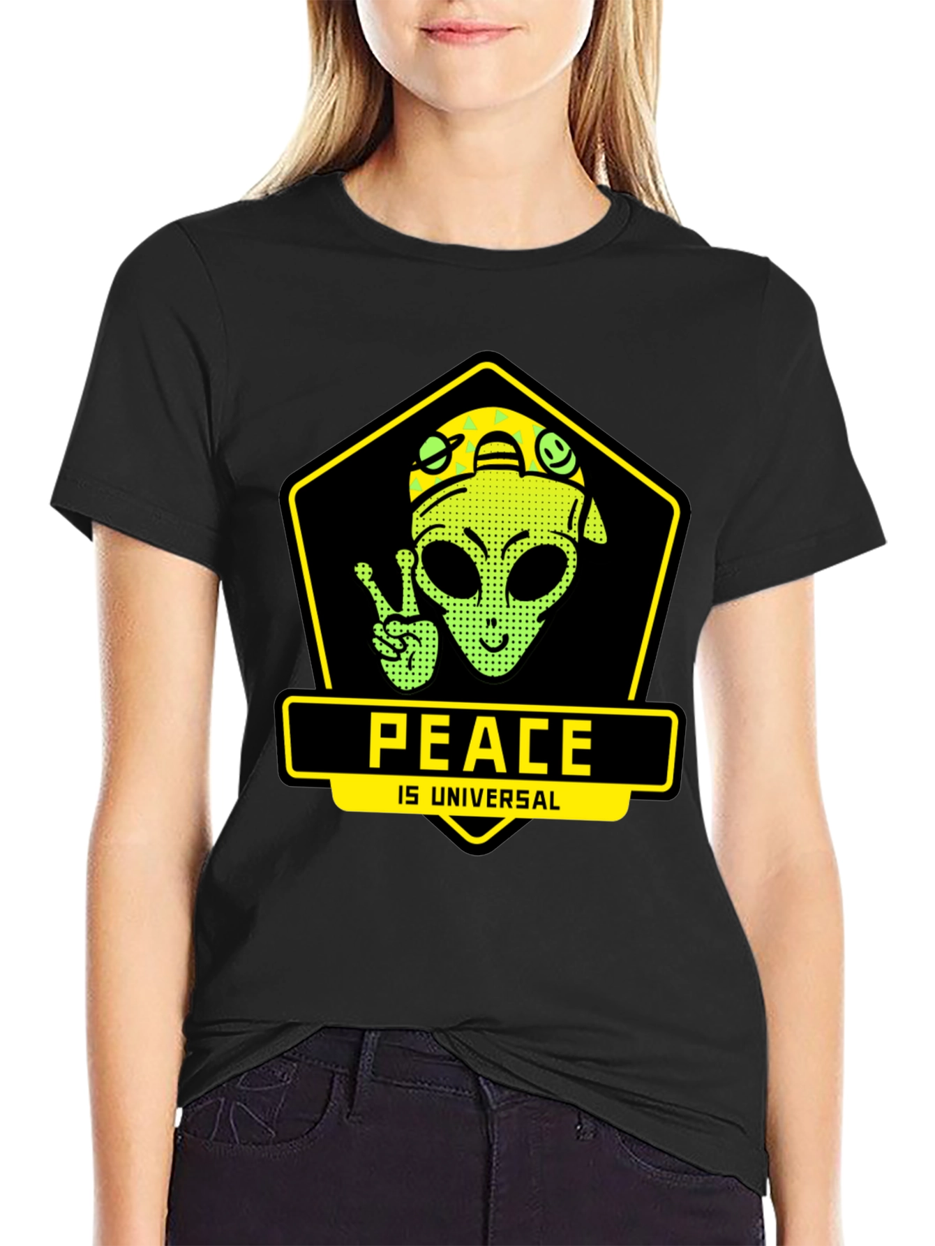 Peace is Universal Graphic T-Shirt