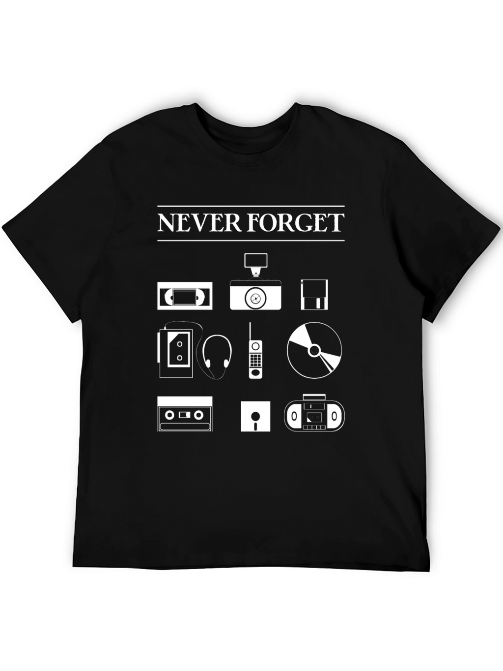 Retro Tech T-Shirt - Never Forget