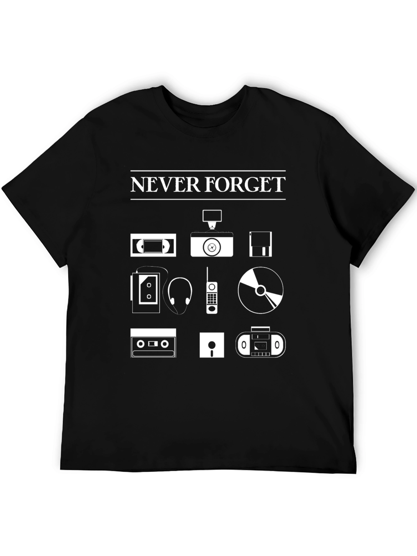 Retro Tech T-Shirt - Never Forget