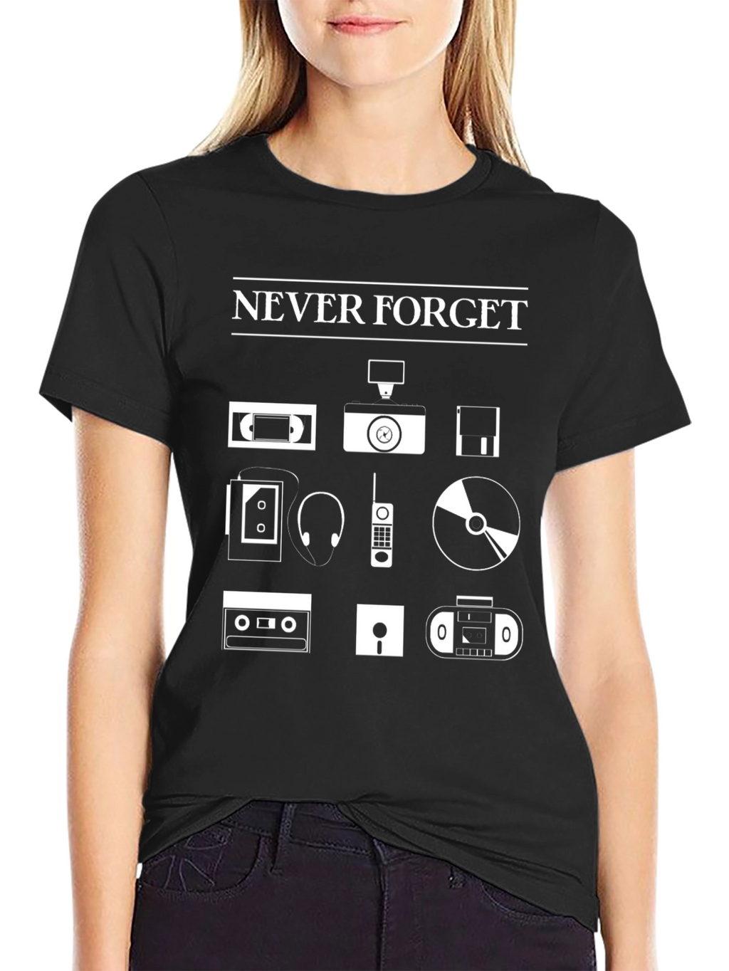 Retro Tech T-Shirt - Never Forget