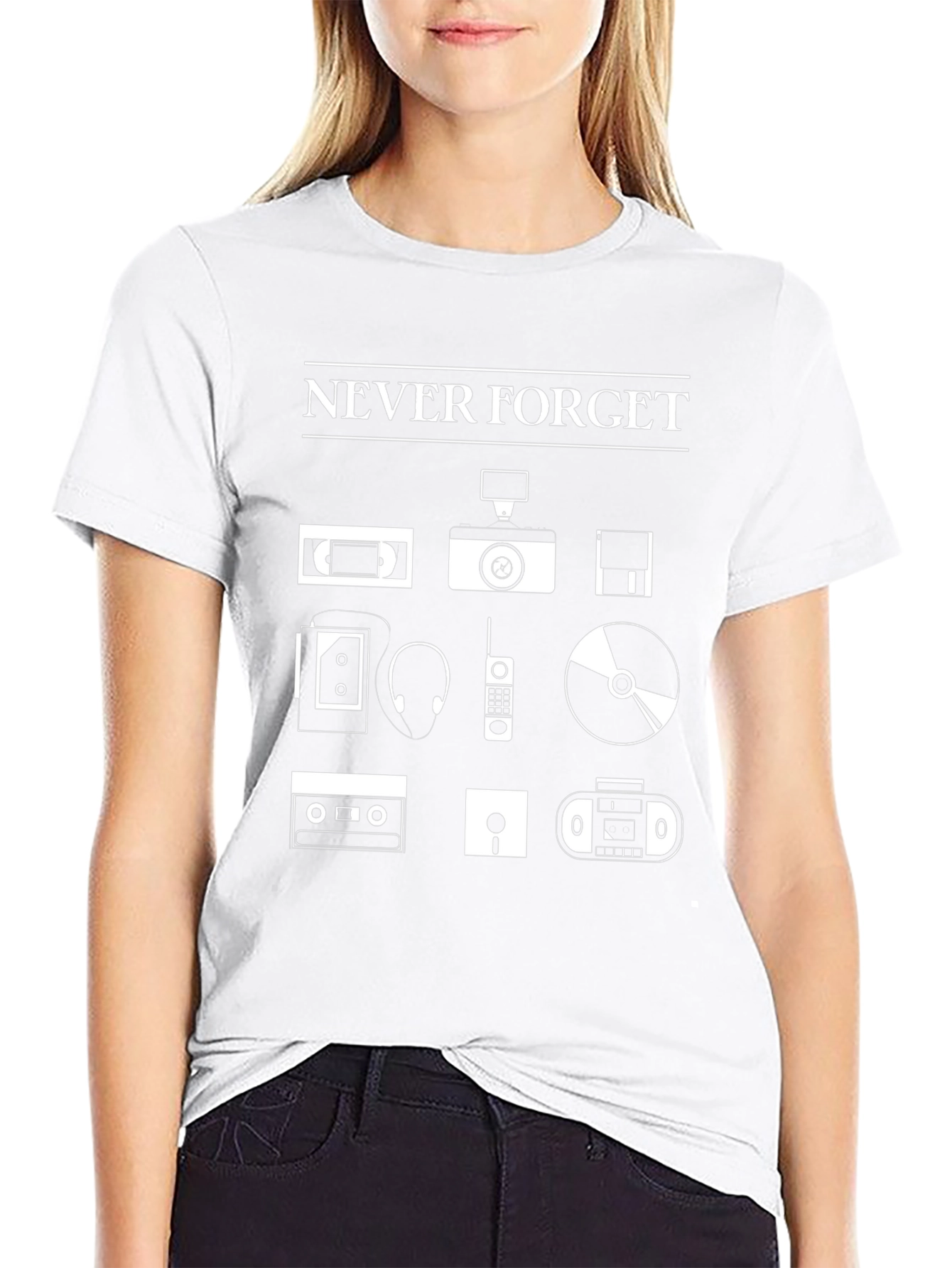 Retro Tech T-Shirt - Never Forget