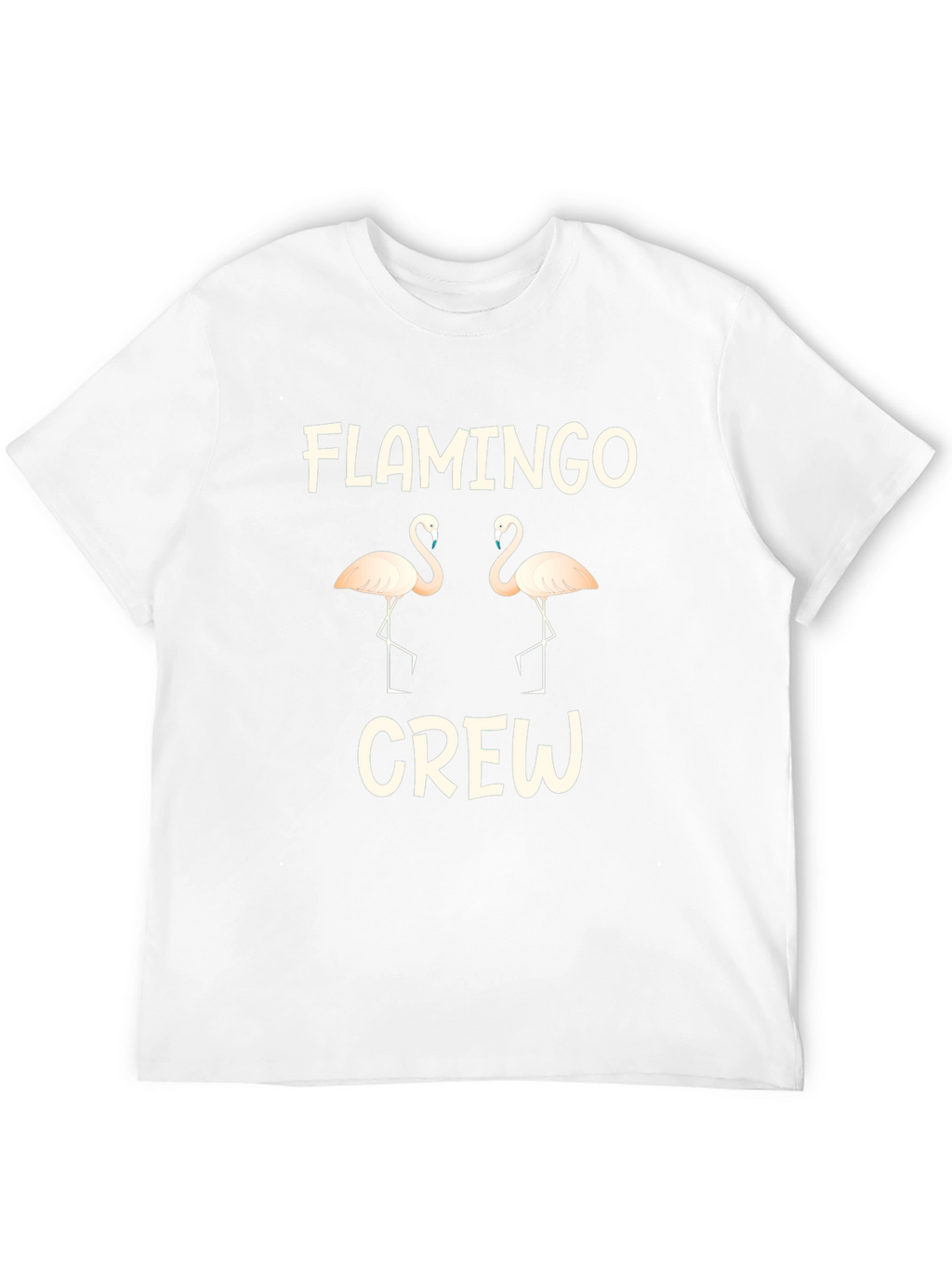 Flamingo Crew Black Graphic T-Shirt