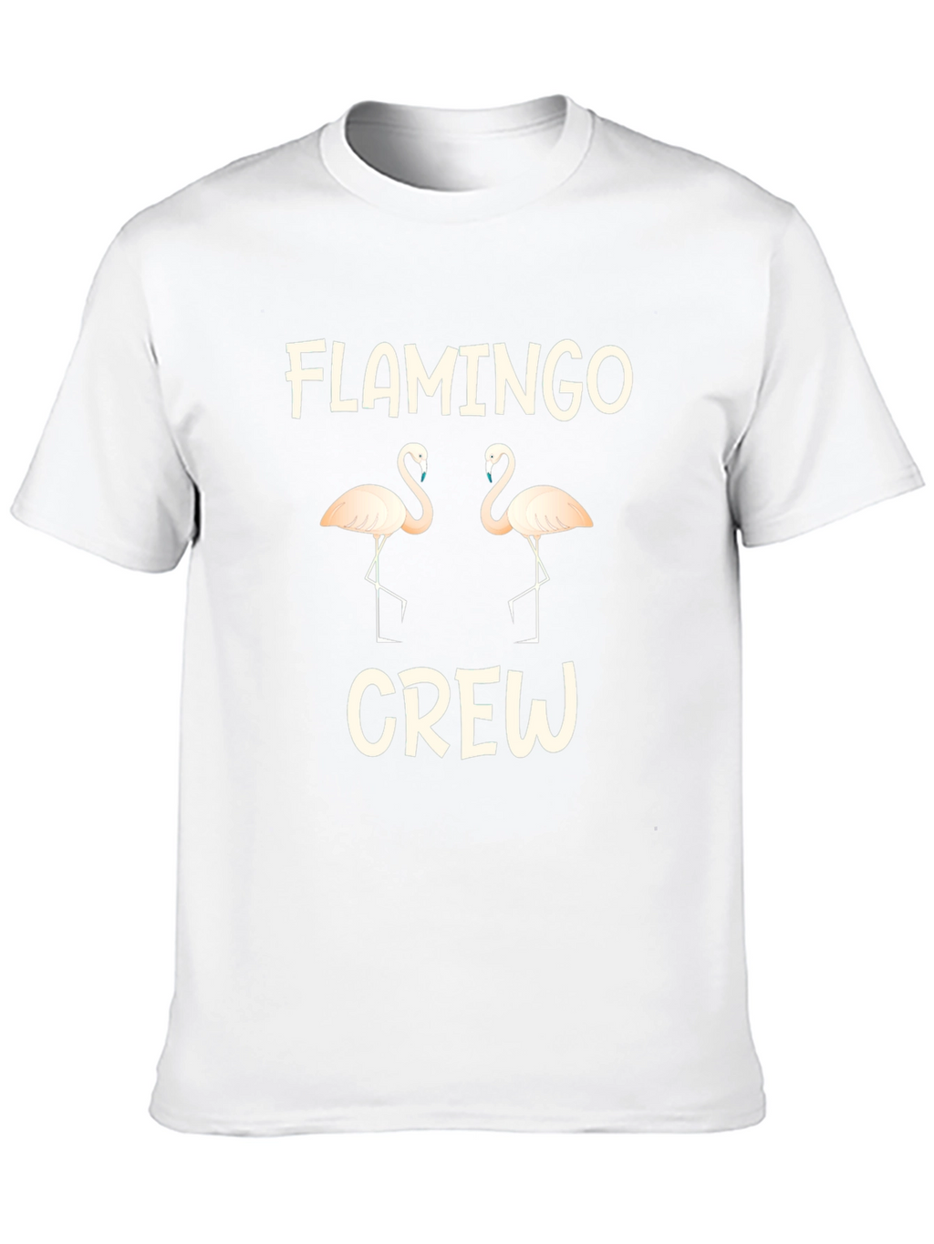 Flamingo Crew Black Graphic T-Shirt