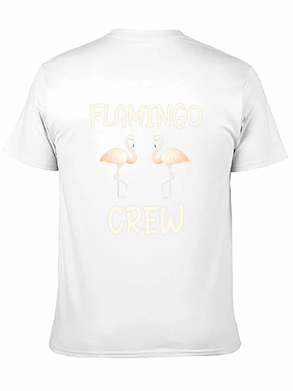 Flamingo Crew Black Graphic T-Shirt