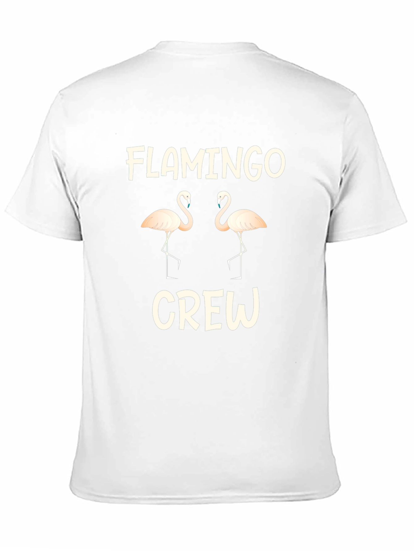 Flamingo Crew Black Graphic T-Shirt