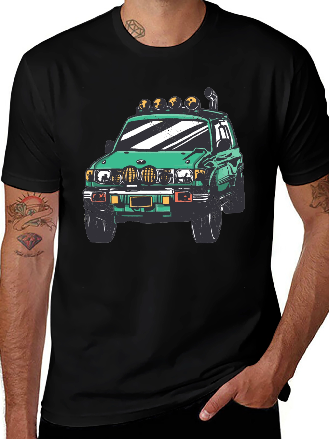 Off-Road Adventure T-Shirt: Rugged 4x4 Design
