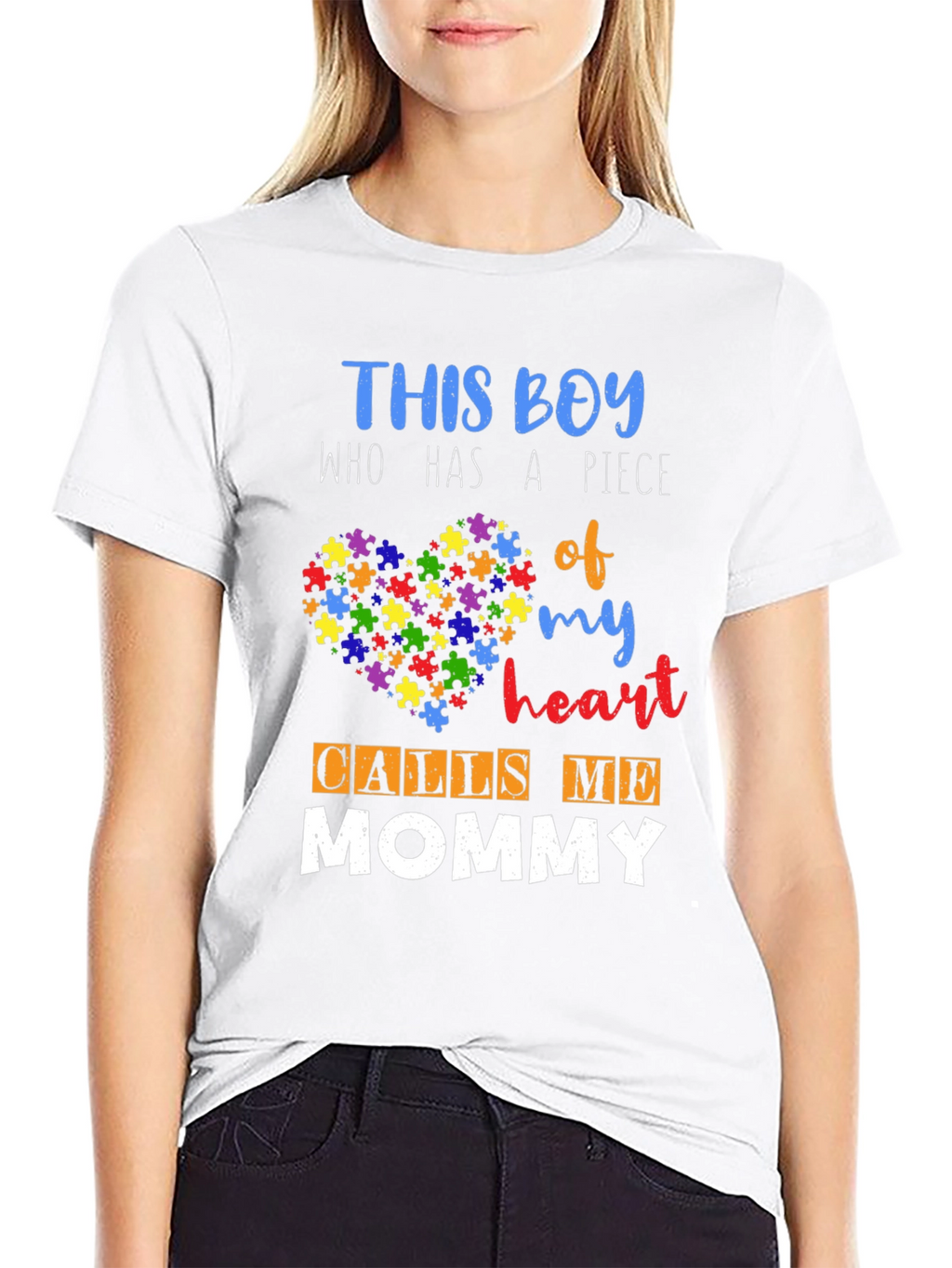 Autism Awareness T-Shirt: This Boy Calls Me Mommy
