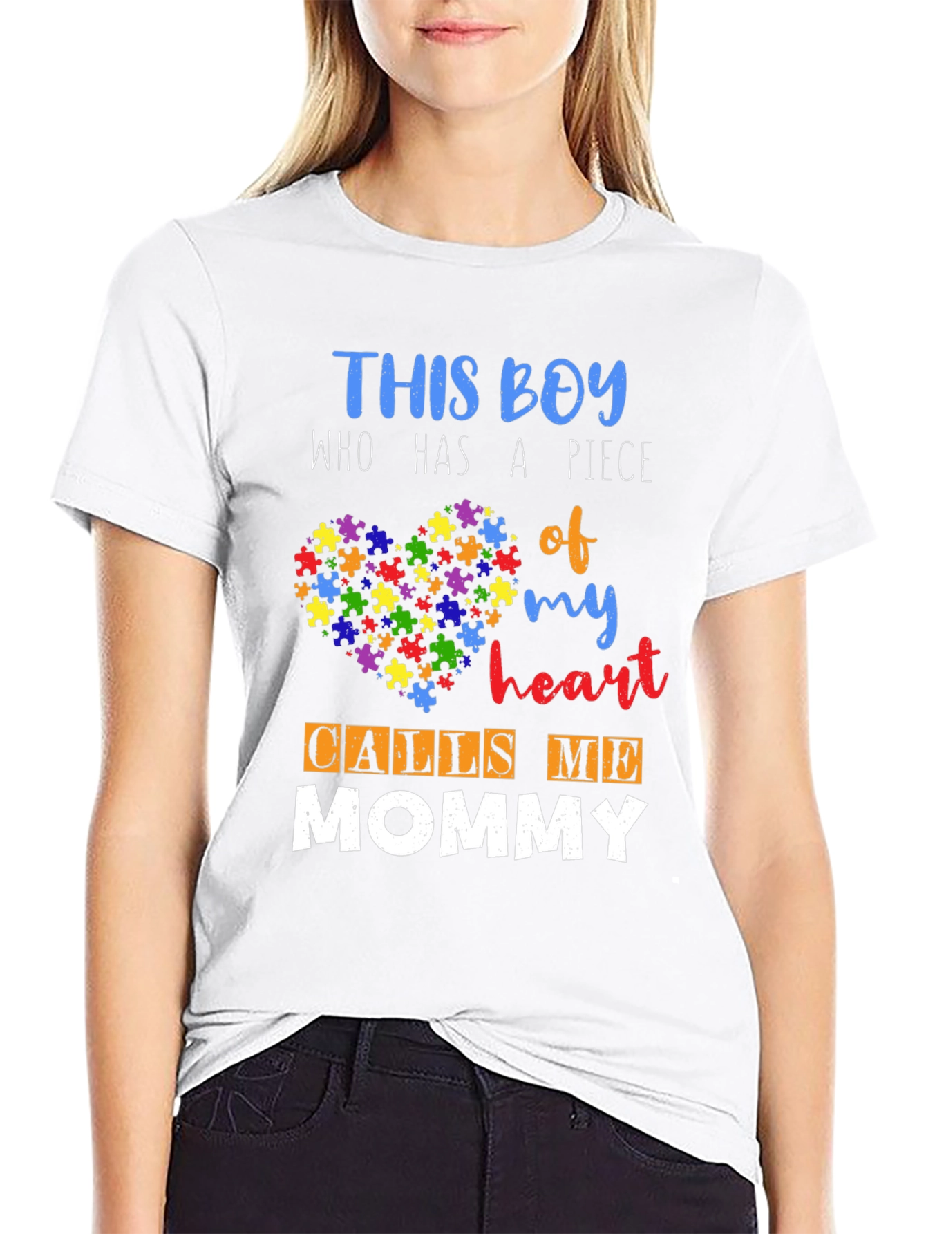 Autism Awareness T-Shirt: This Boy Calls Me Mommy