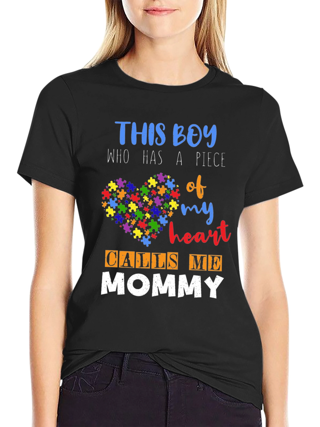 Autism Awareness T-Shirt: This Boy Calls Me Mommy