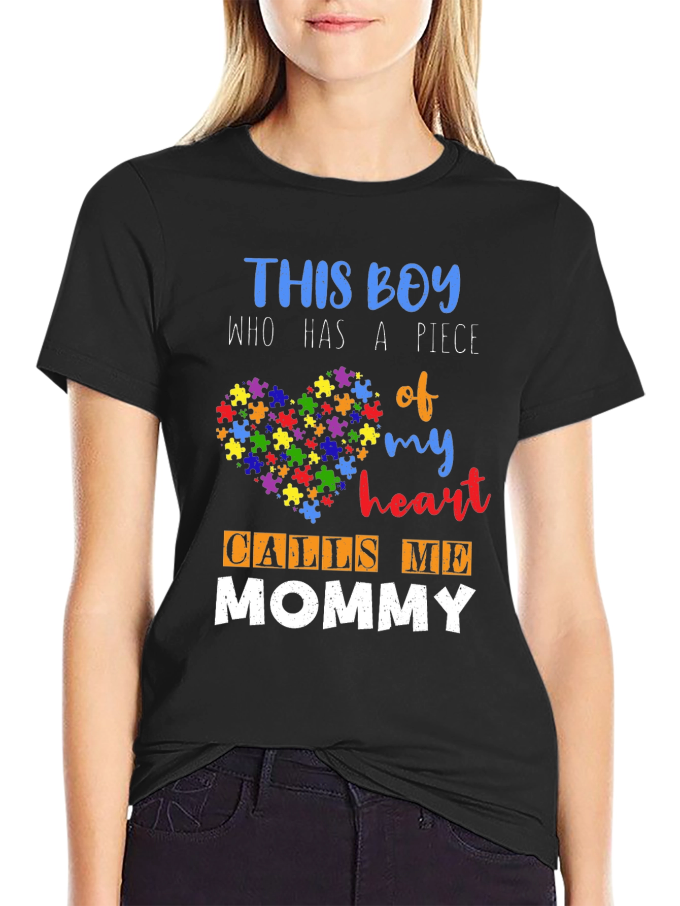 Autism Awareness T-Shirt: This Boy Calls Me Mommy