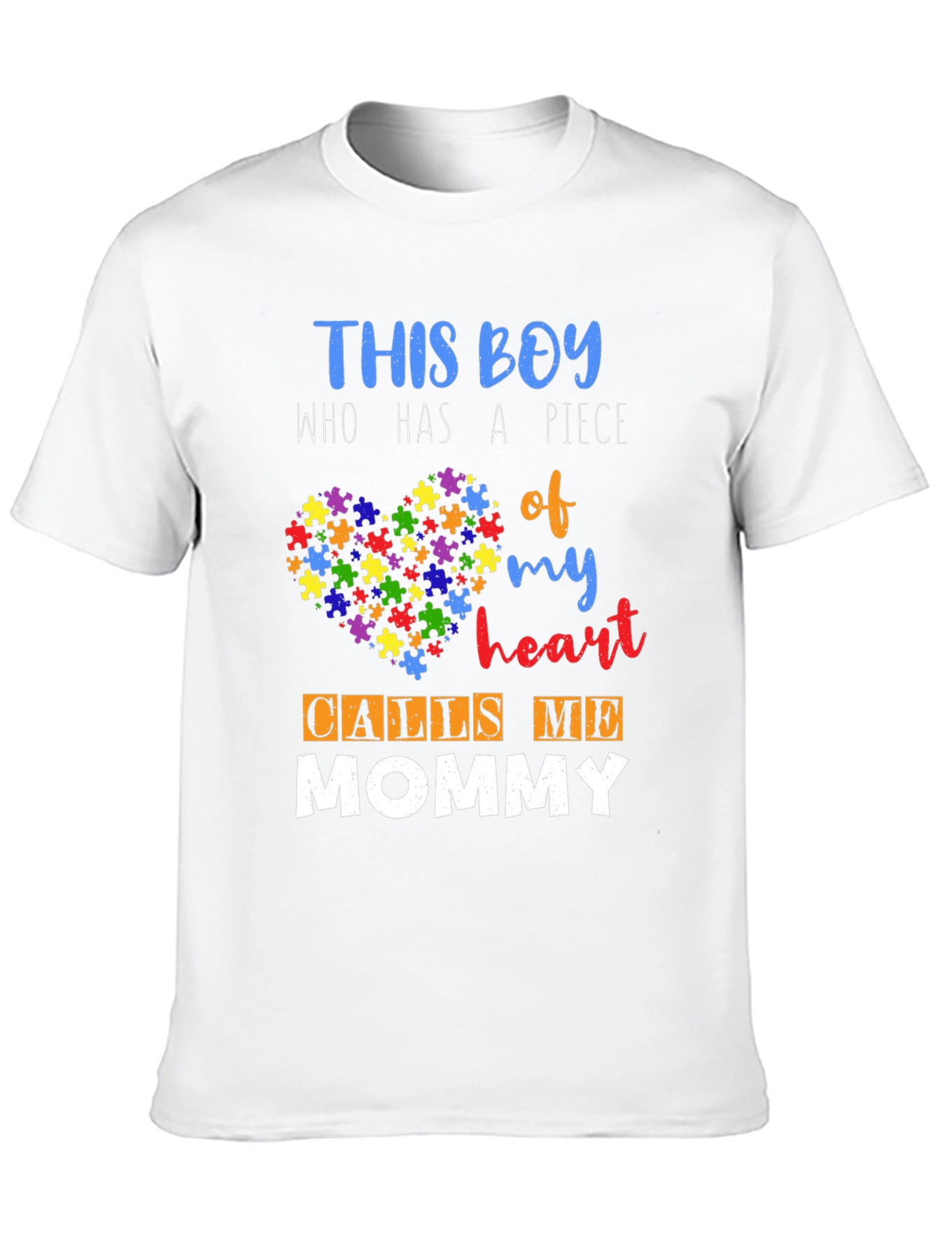 Autism Awareness T-Shirt: This Boy Calls Me Mommy