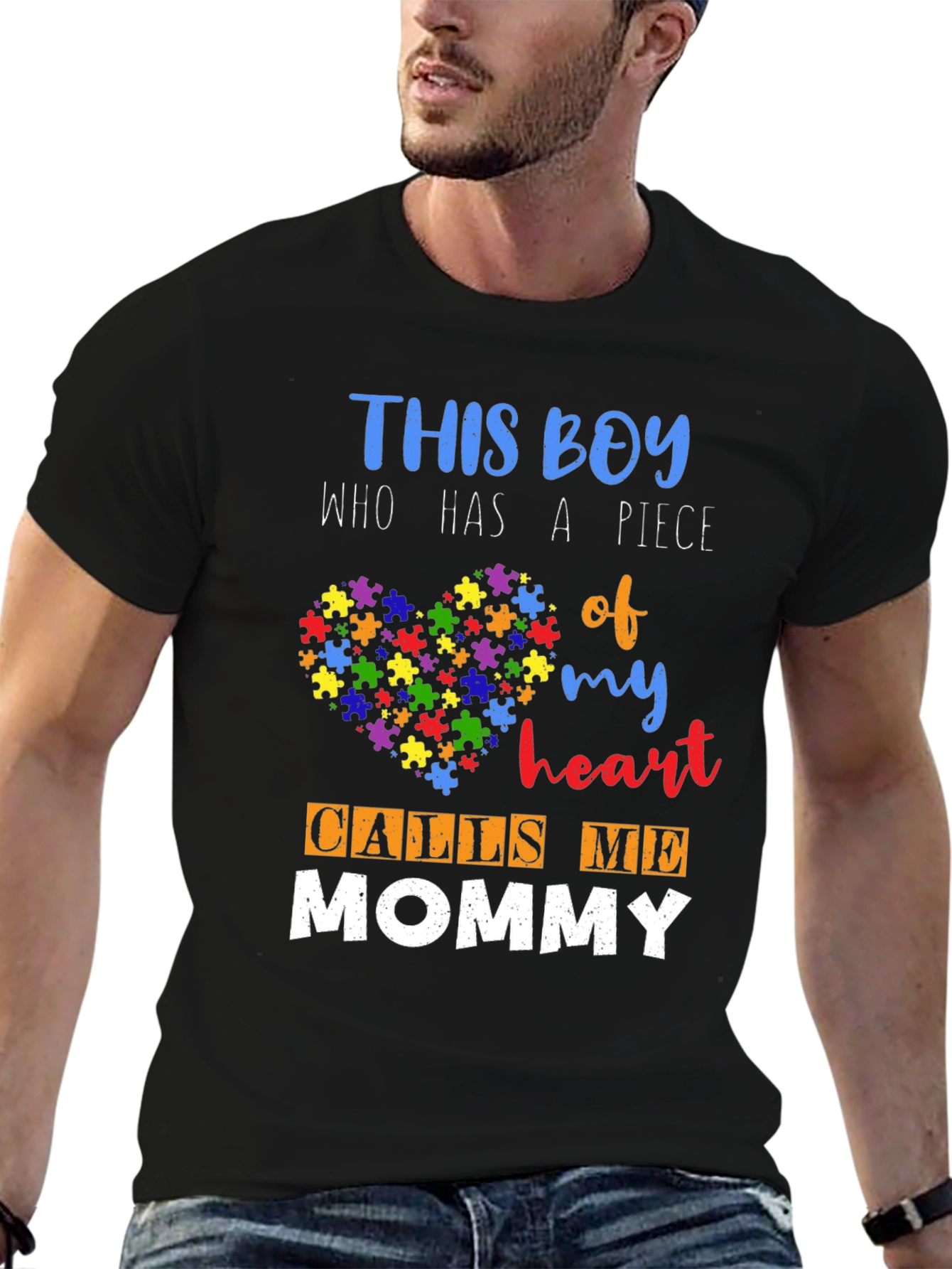 Autism Awareness T-Shirt: This Boy Calls Me Mommy