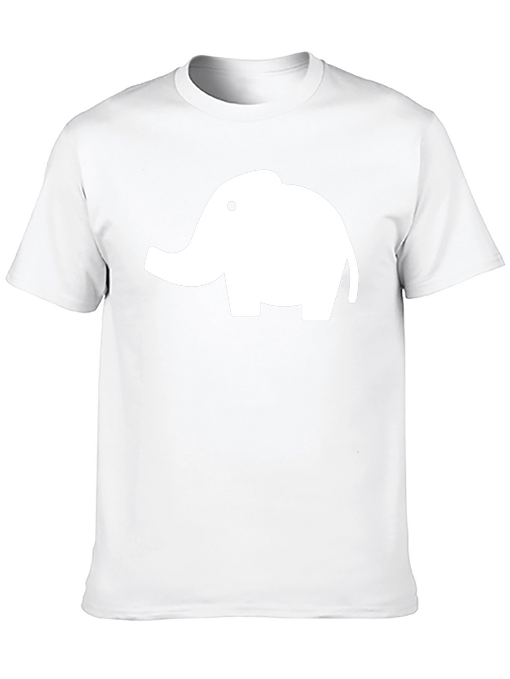 Elephant Graphic Tee - Black Cotton T-Shirt