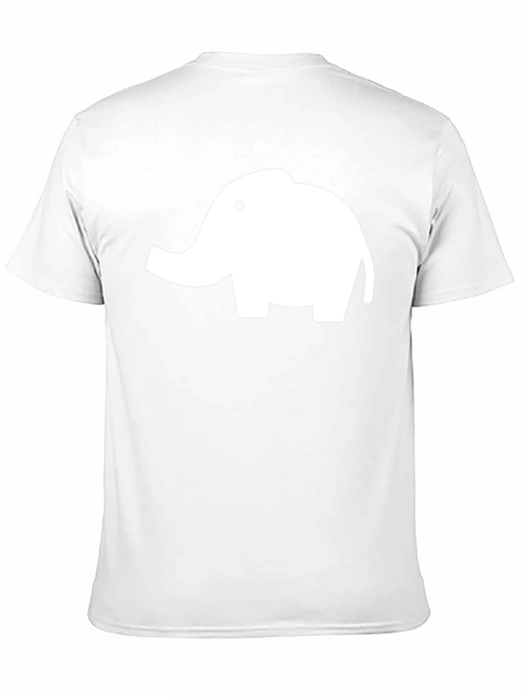 Elephant Graphic Tee - Black Cotton T-Shirt