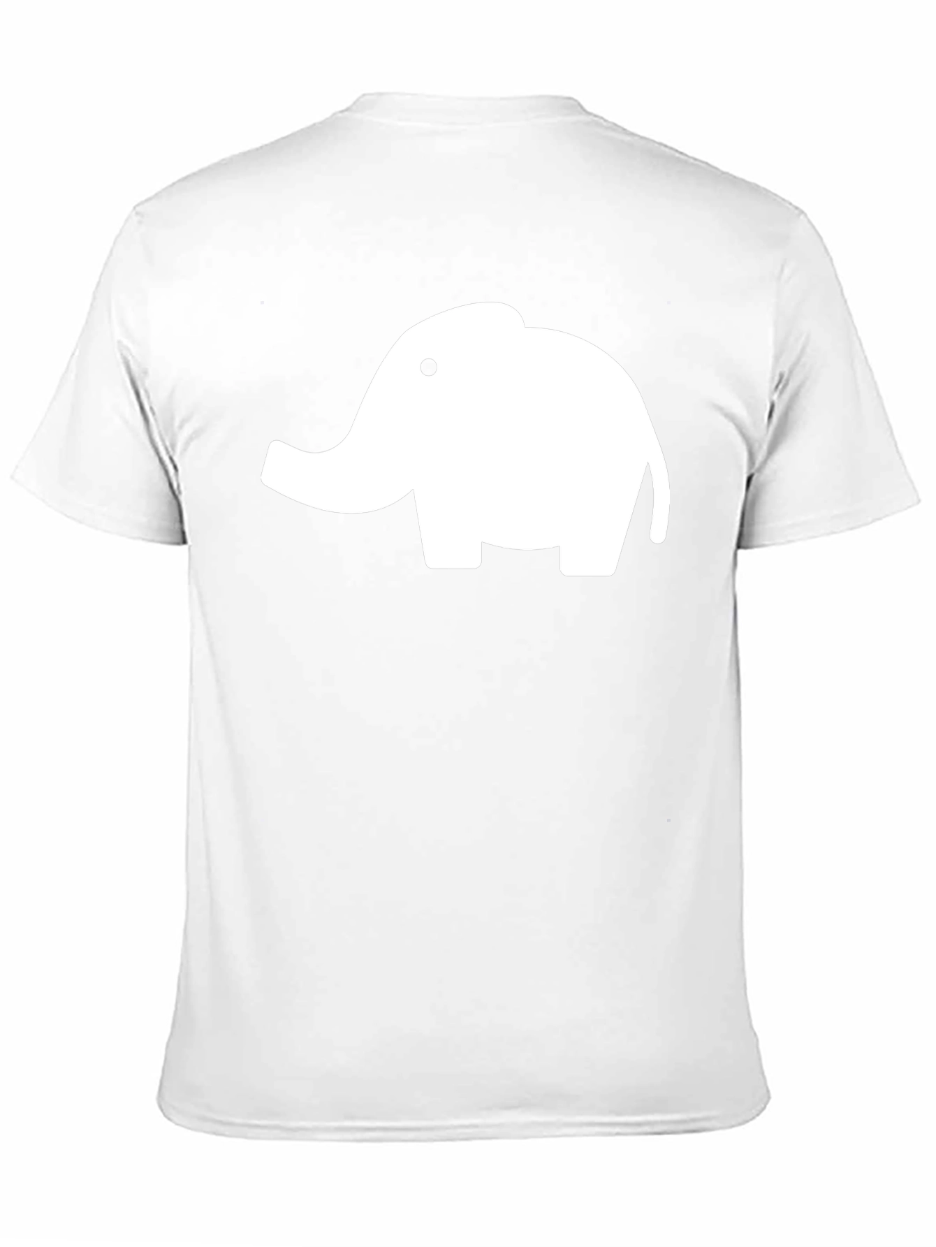 Elephant Graphic Tee - Black Cotton T-Shirt