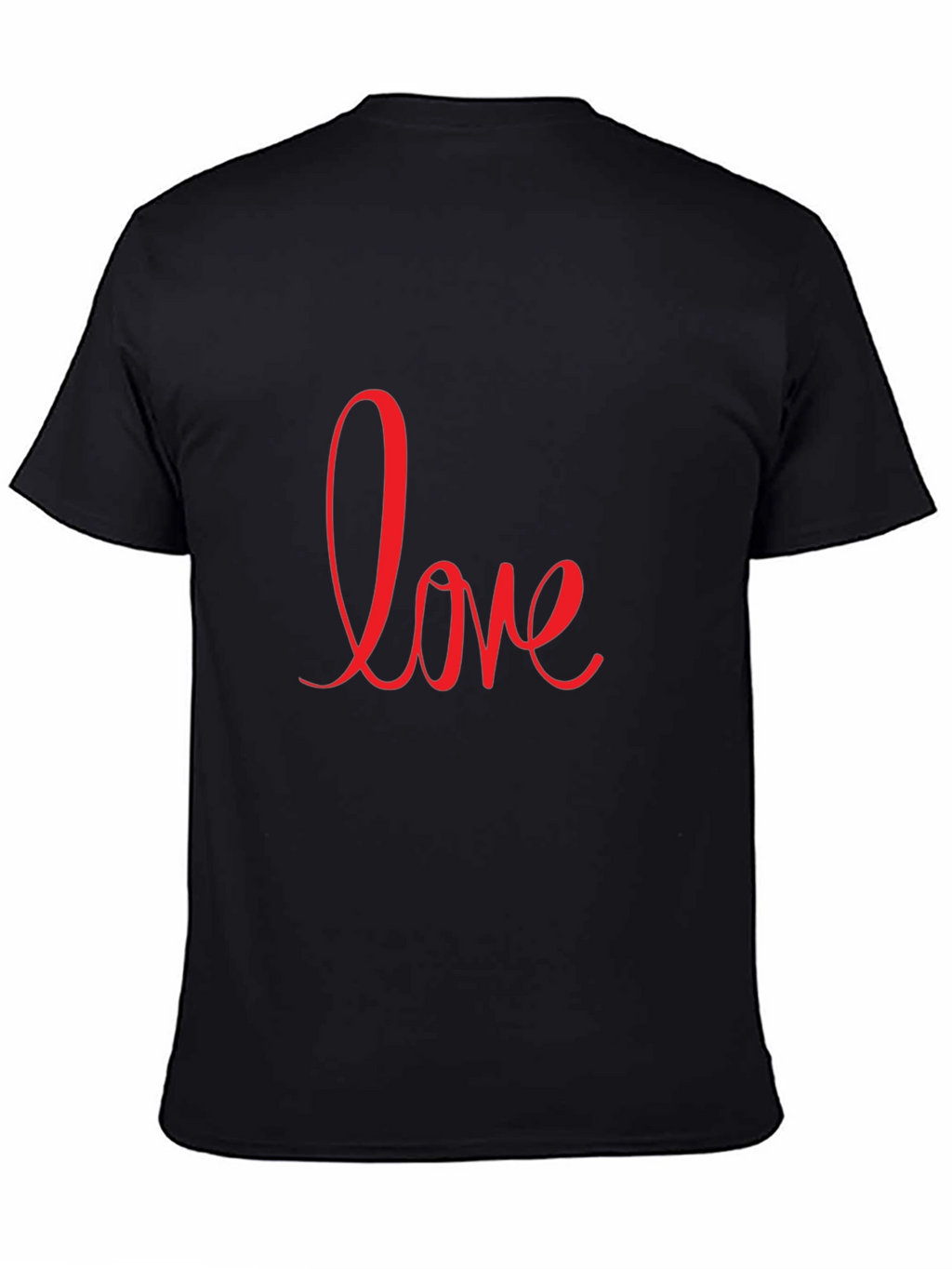 Love Graphic Black T-Shirt - Casual Style