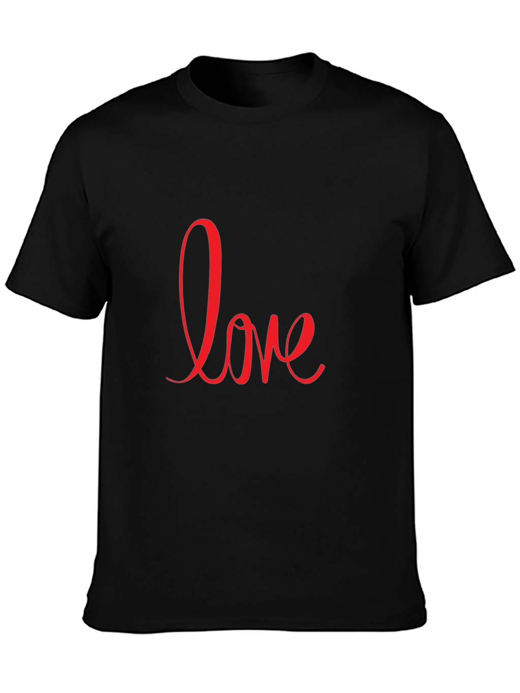Love Graphic Black T-Shirt - Casual Style