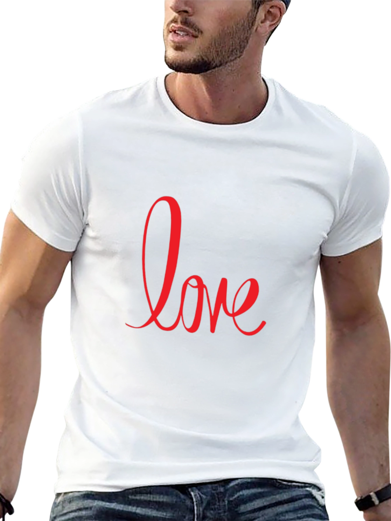 Love Graphic Black T-Shirt - Casual Style