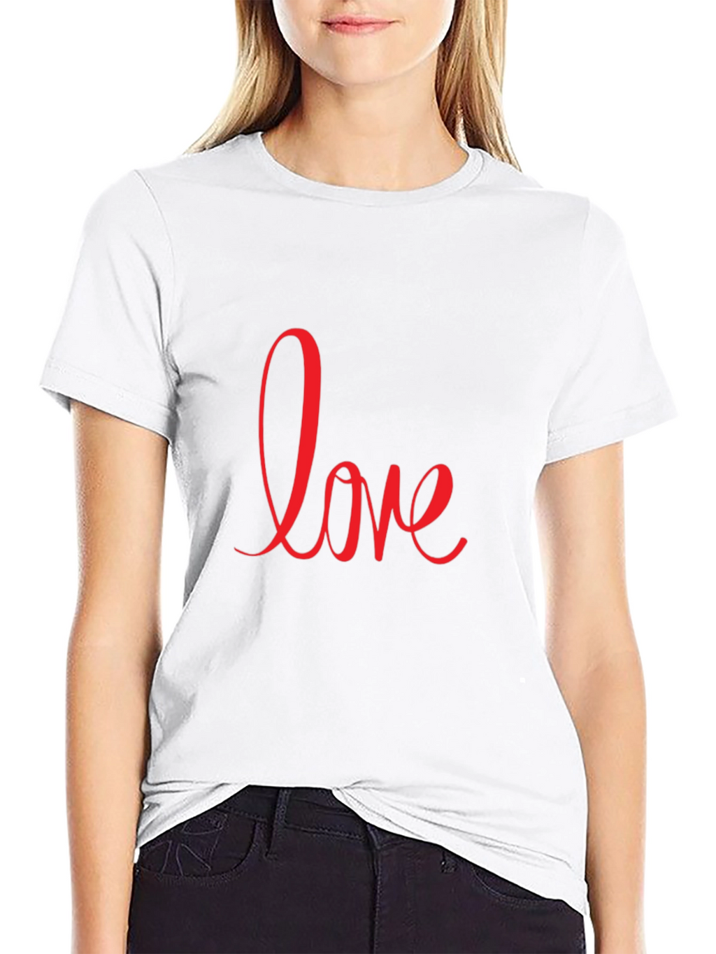 Love Graphic Black T-Shirt - Casual Style