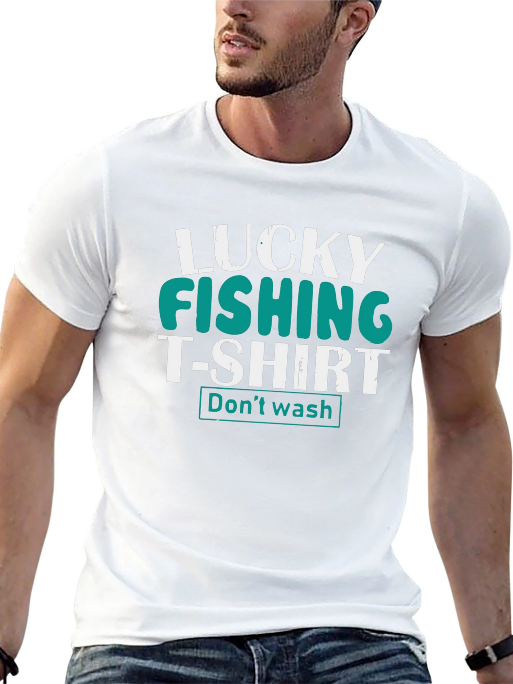 Lucky Fishing T-Shirt - Dont Wash Tee