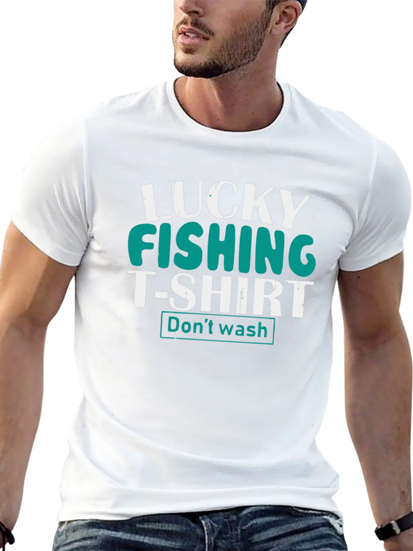 Lucky Fishing T-Shirt - Dont Wash Tee