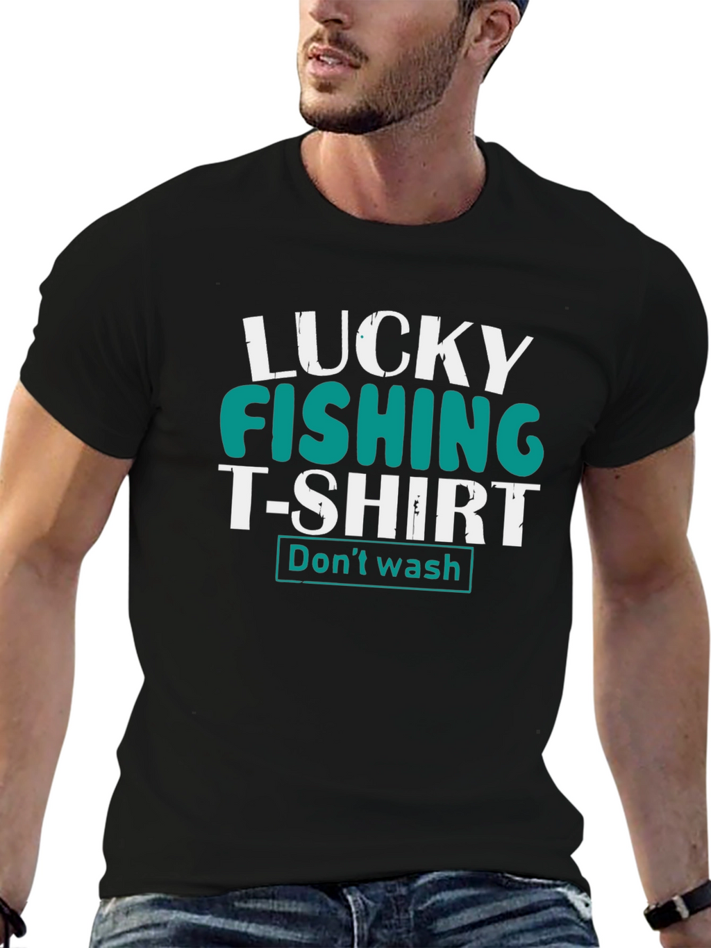 Lucky Fishing T-Shirt - Dont Wash Tee