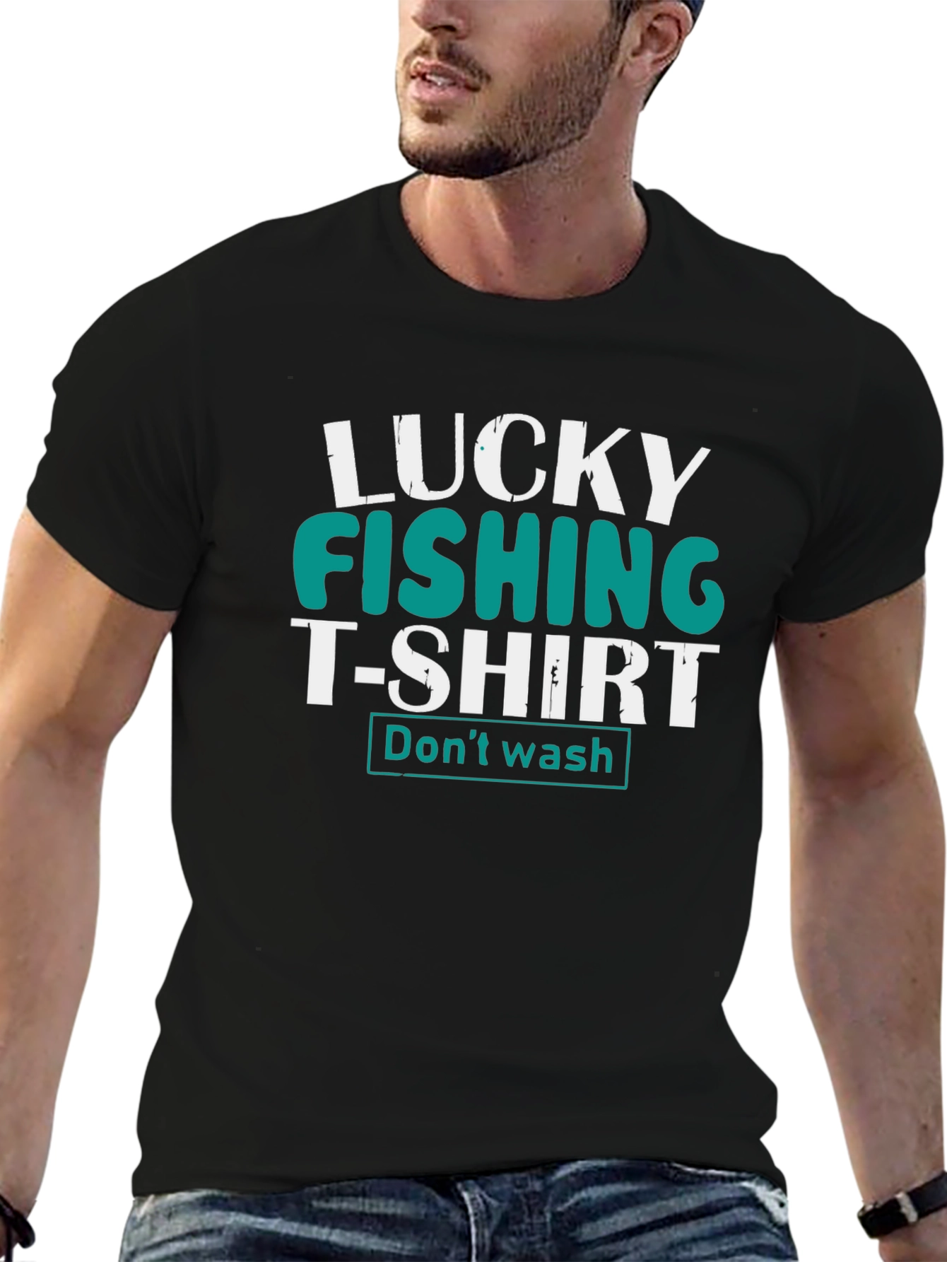 Lucky Fishing T-Shirt - Dont Wash Tee