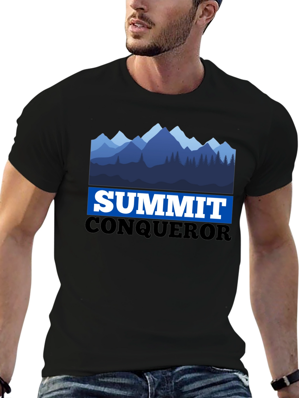 Summit Conqueror Mountain Graphic Tee