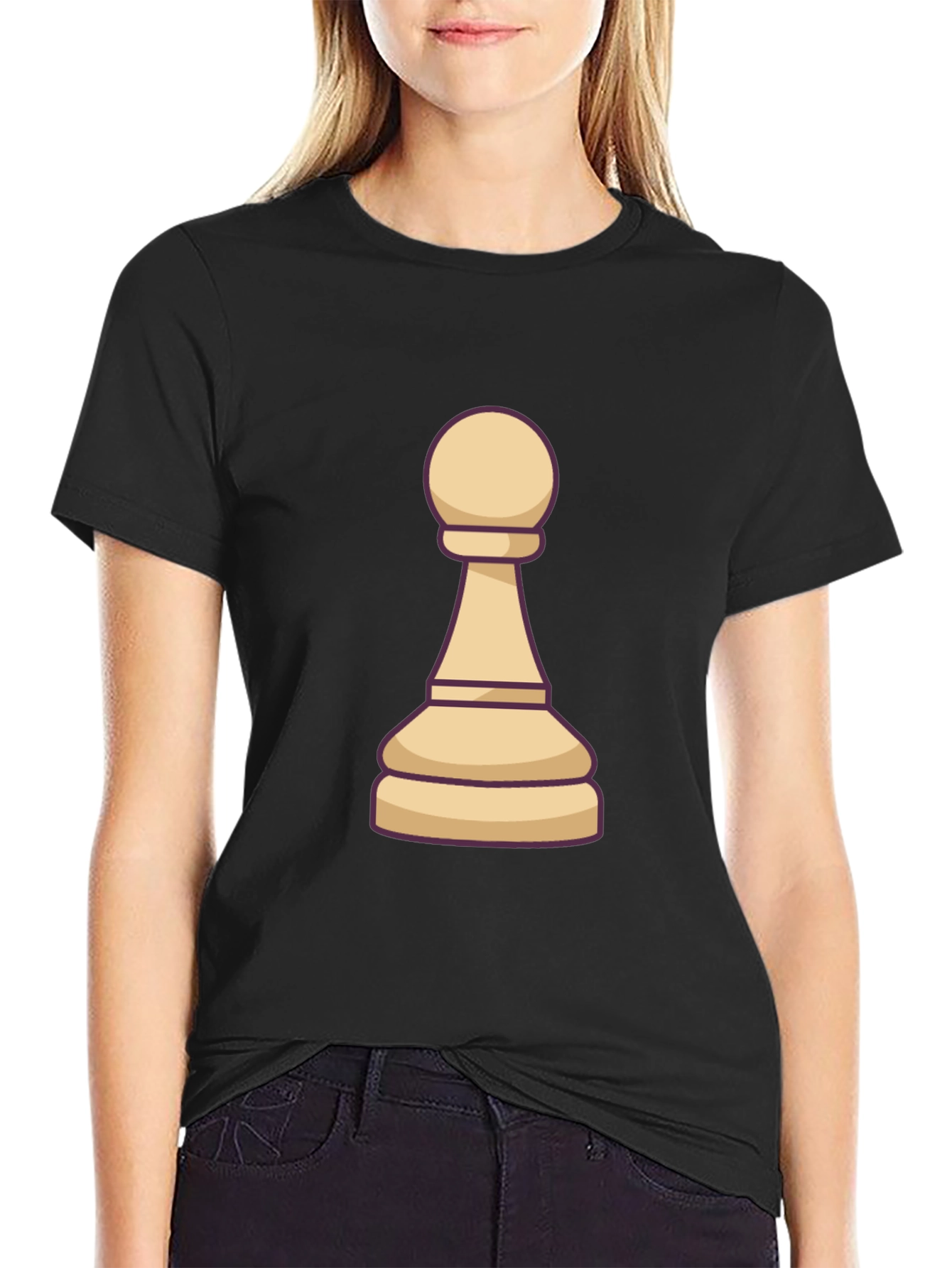 Pawn Graphic Tee - Chess Piece T-Shirt