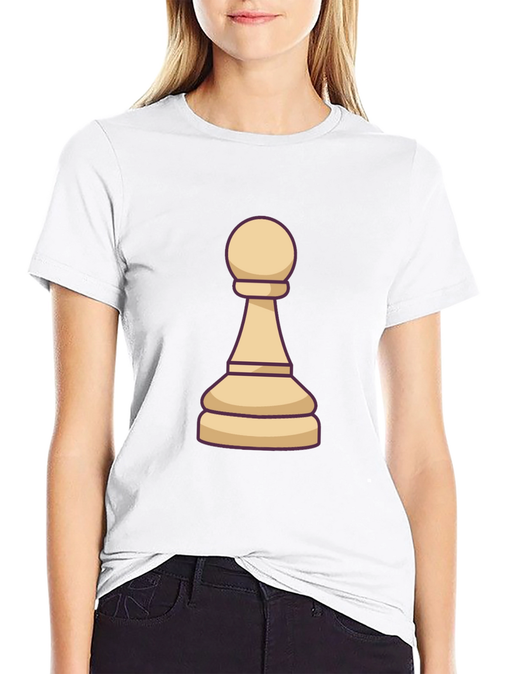Pawn Graphic Tee - Chess Piece T-Shirt