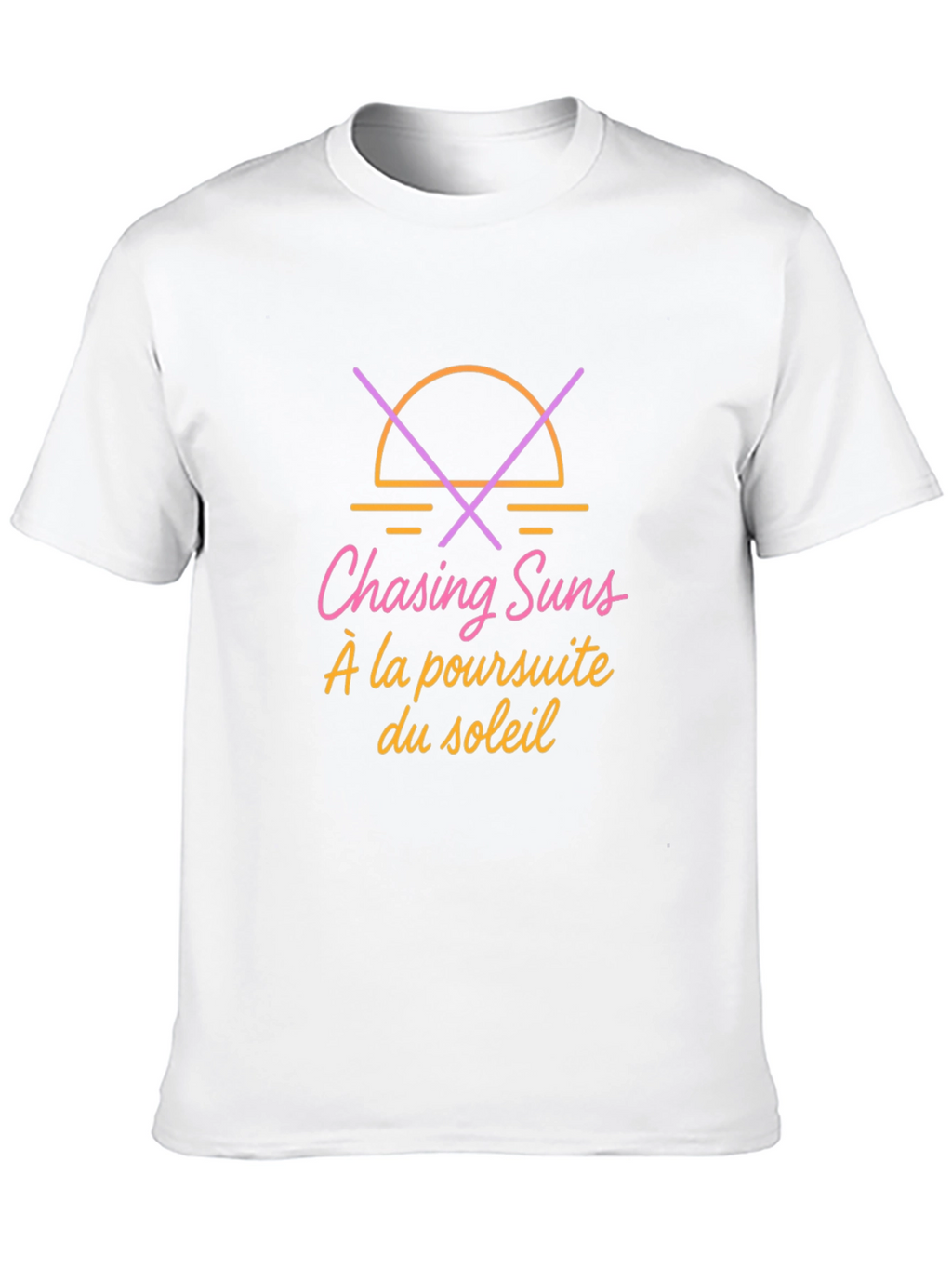 Chasing Suns Graphic T-Shirt - Black