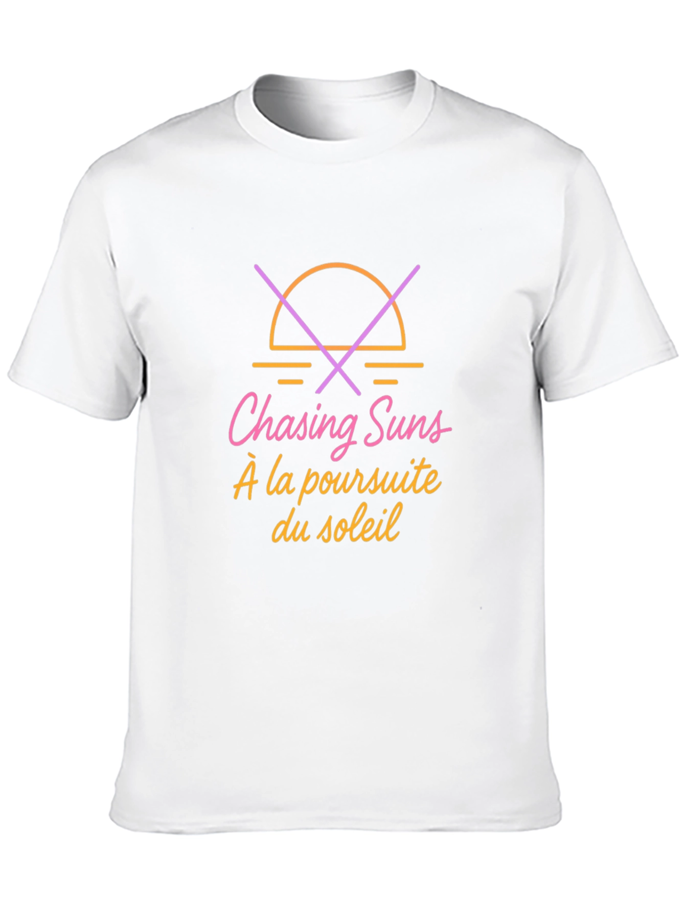 Chasing Suns Graphic T-Shirt - Black