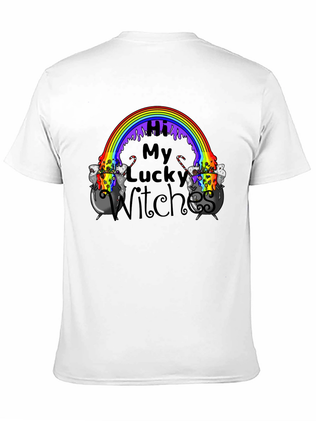Lucky Witches Rainbow Cauldron T-Shirt