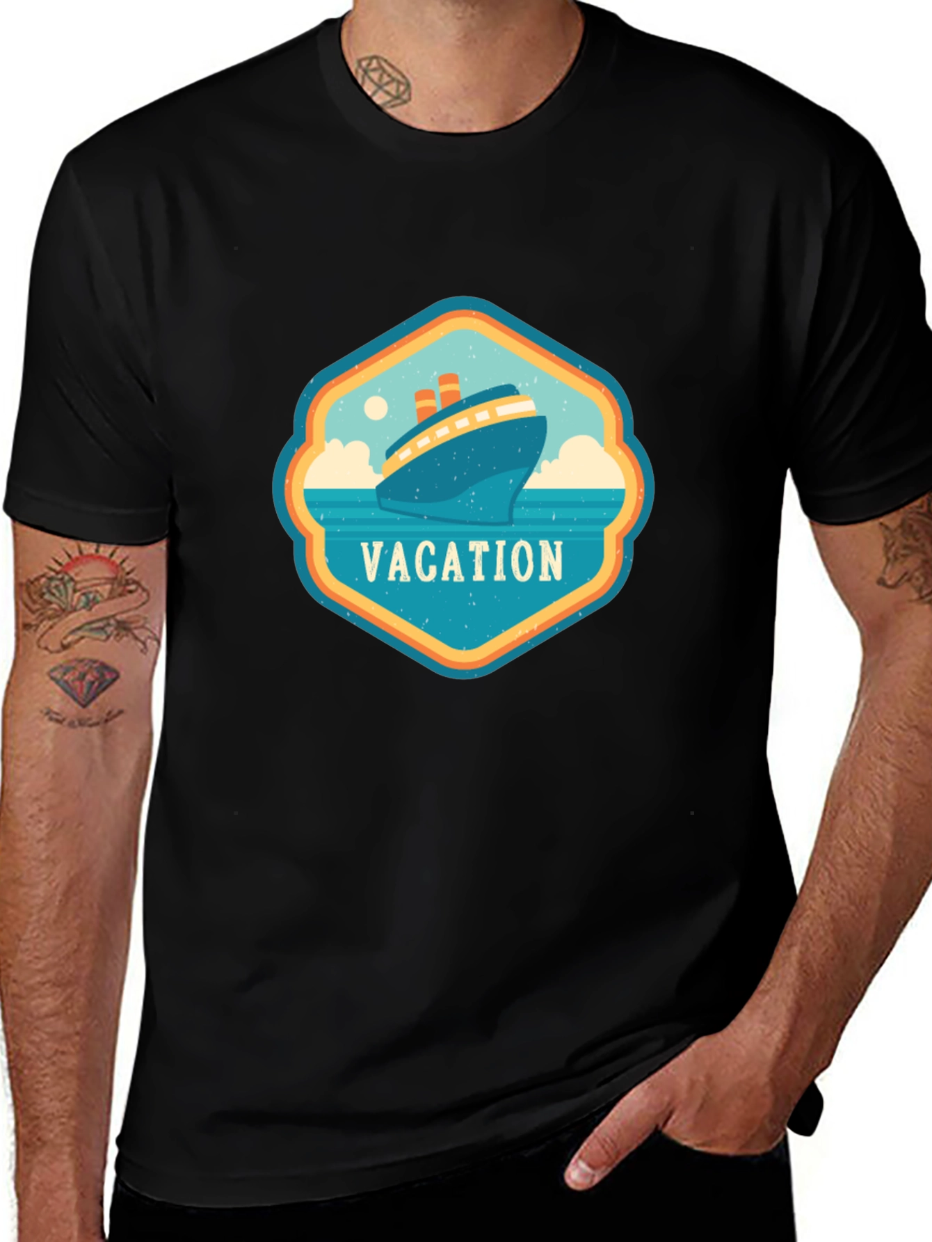 Vacation Cruise Ship Graphic T-Shirt