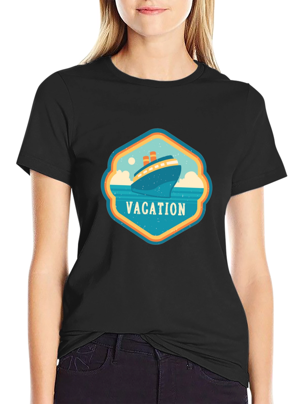 Vacation Cruise Ship Graphic T-Shirt