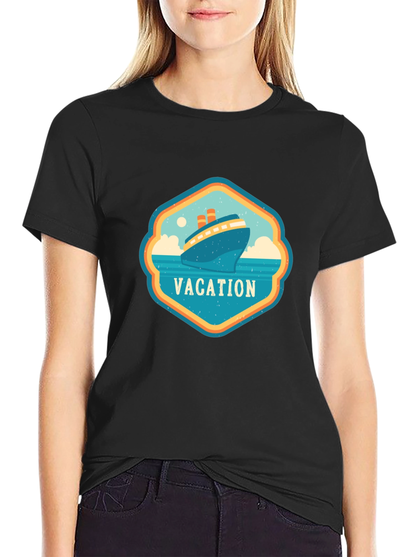 Vacation Cruise Ship Graphic T-Shirt