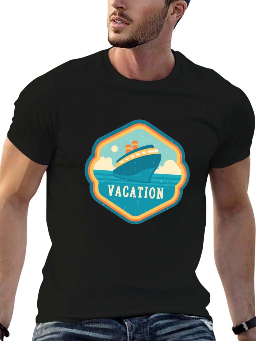 Vacation Cruise Ship Graphic T-Shirt