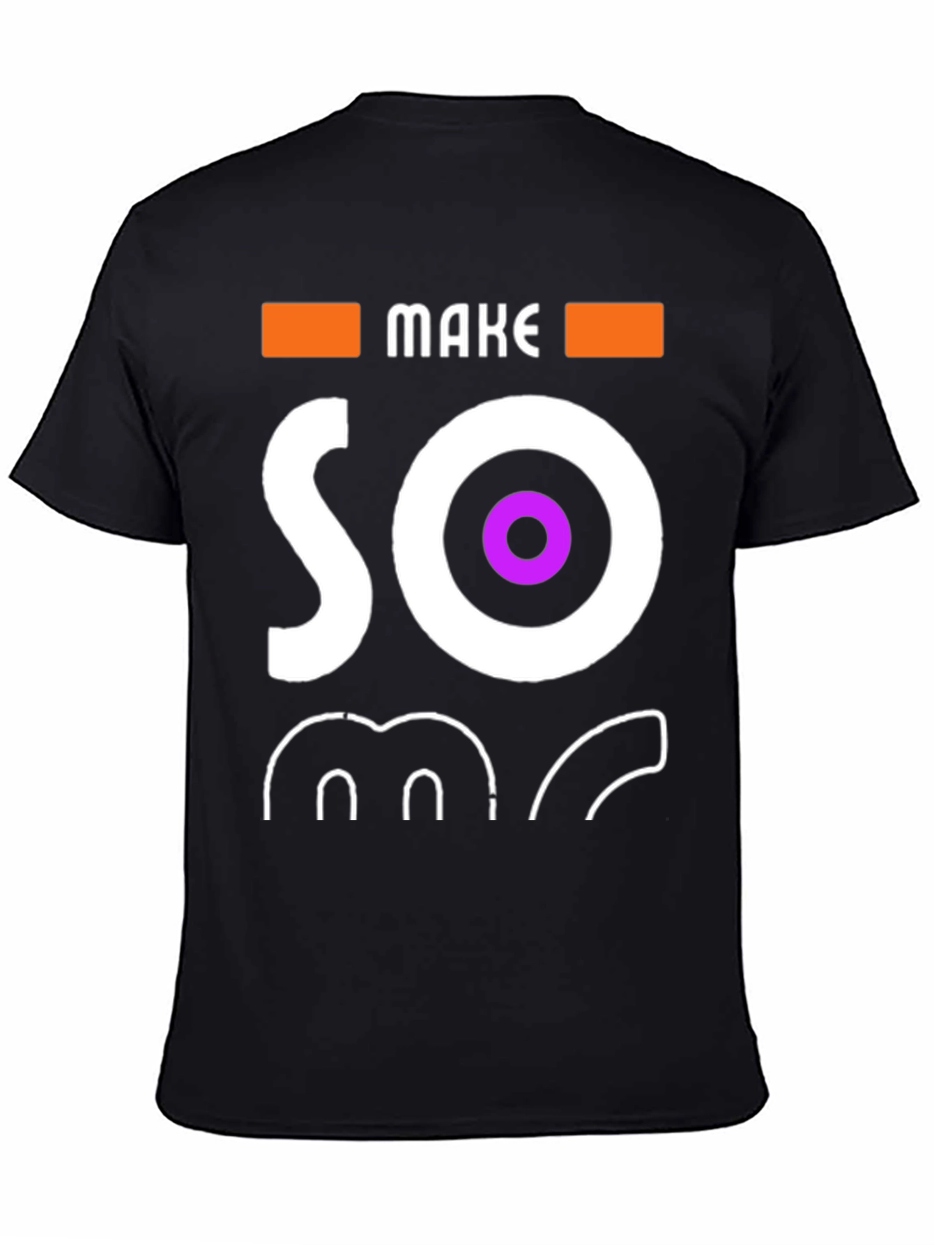 Make Some Noise Black Graphic Tee