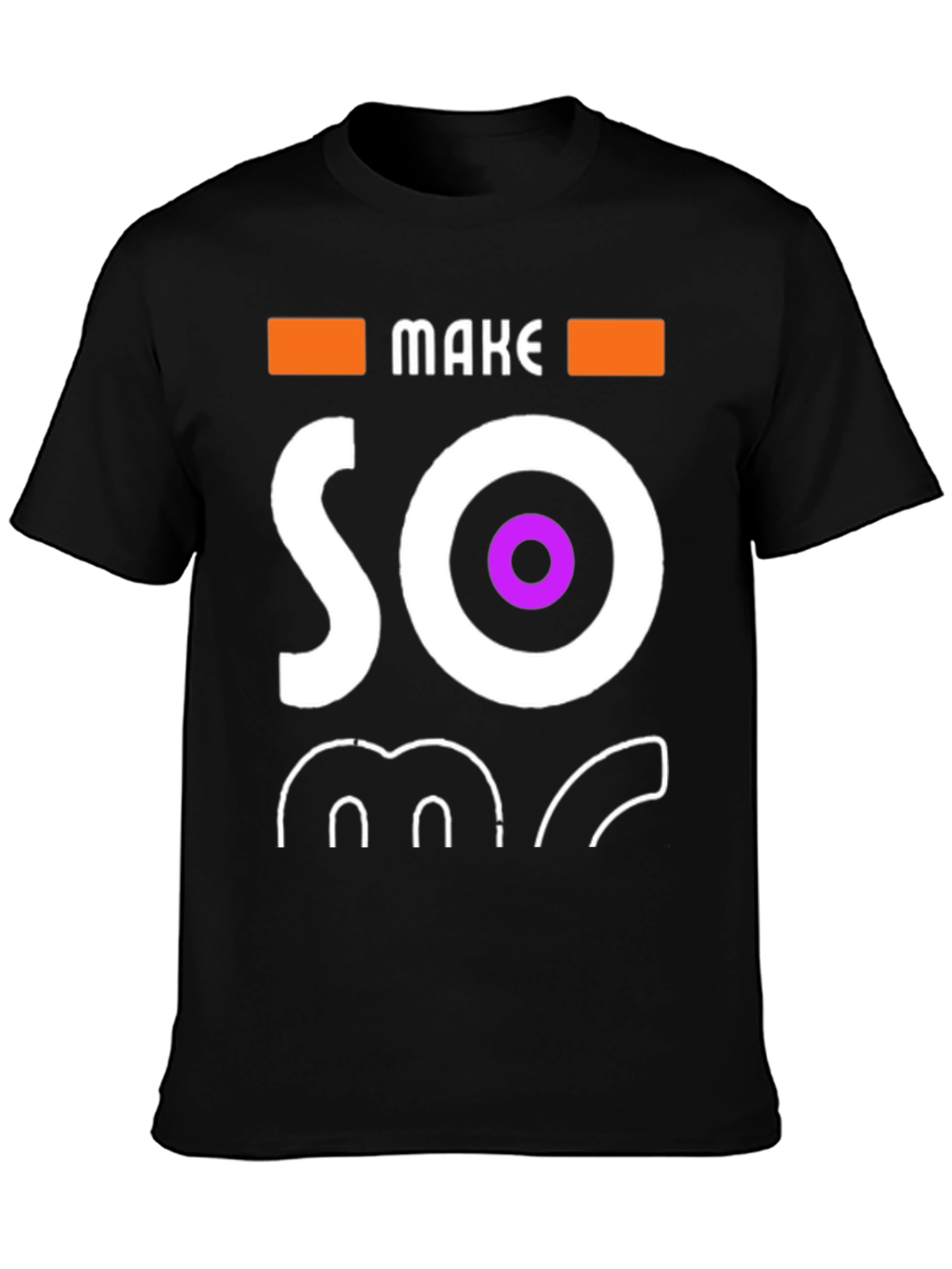 Make Some Noise Black Graphic Tee