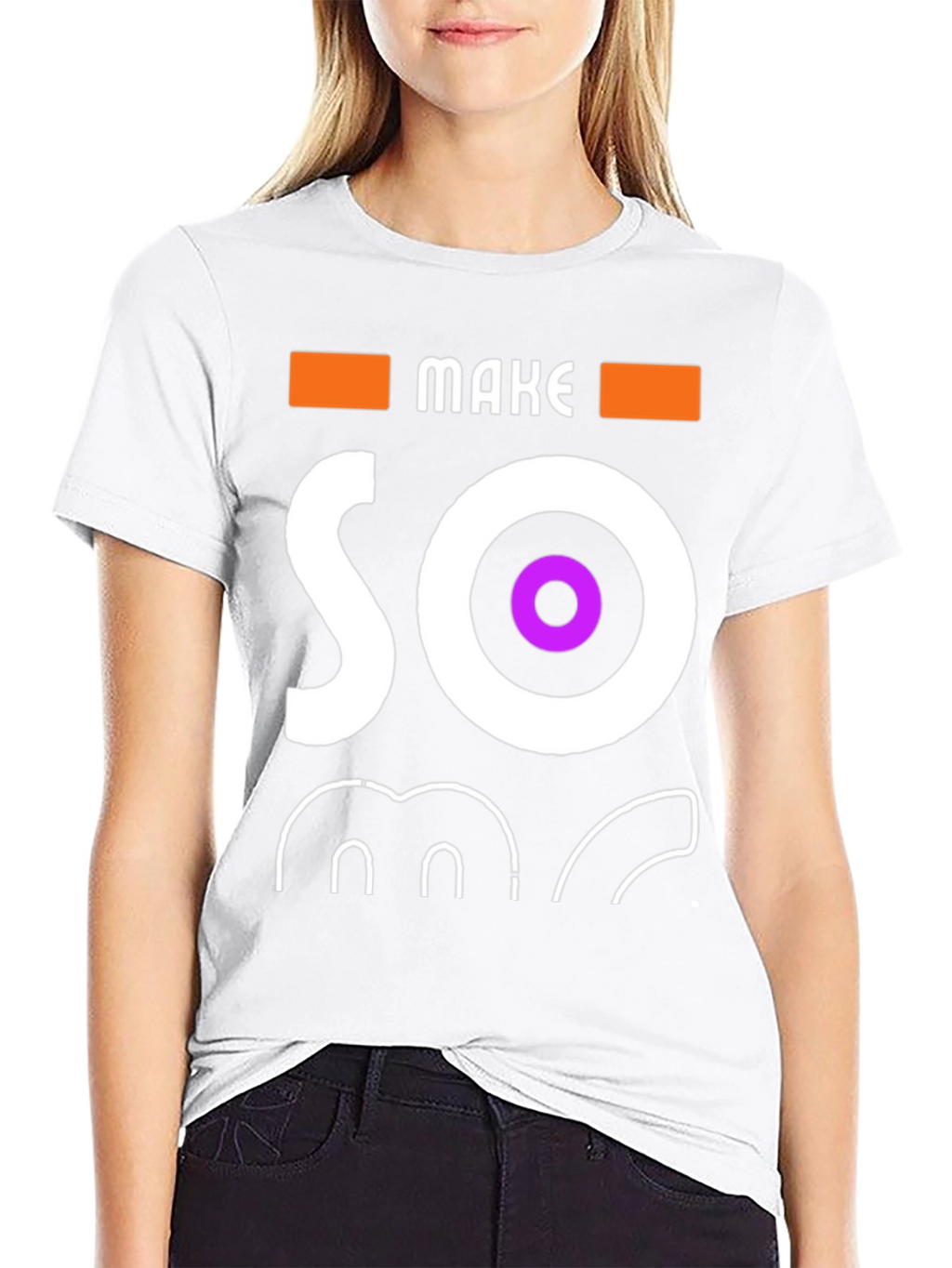 Make Some Noise Black Graphic Tee