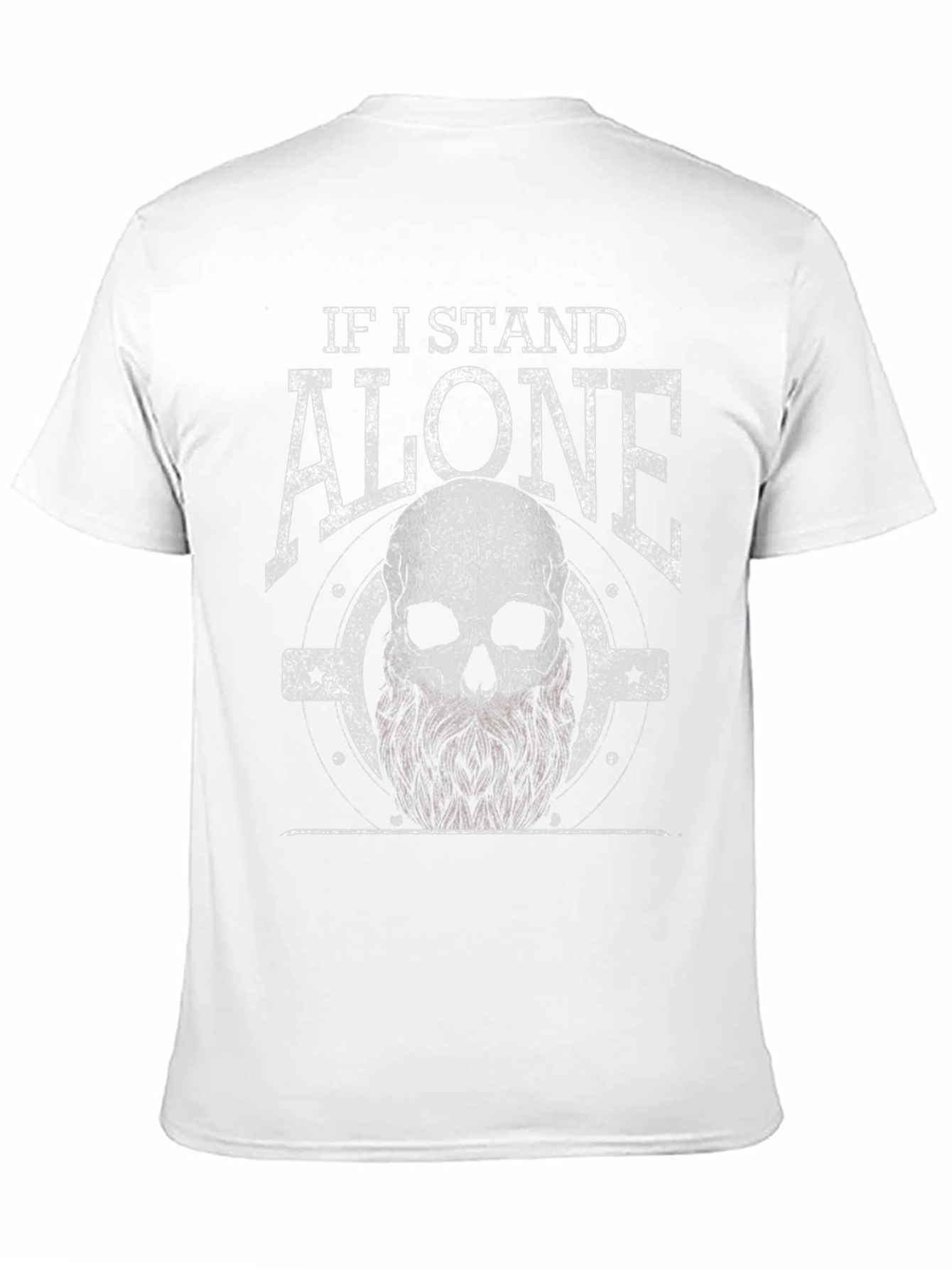 Skull Graphic T-Shirt - If I Stand Alone Tee
