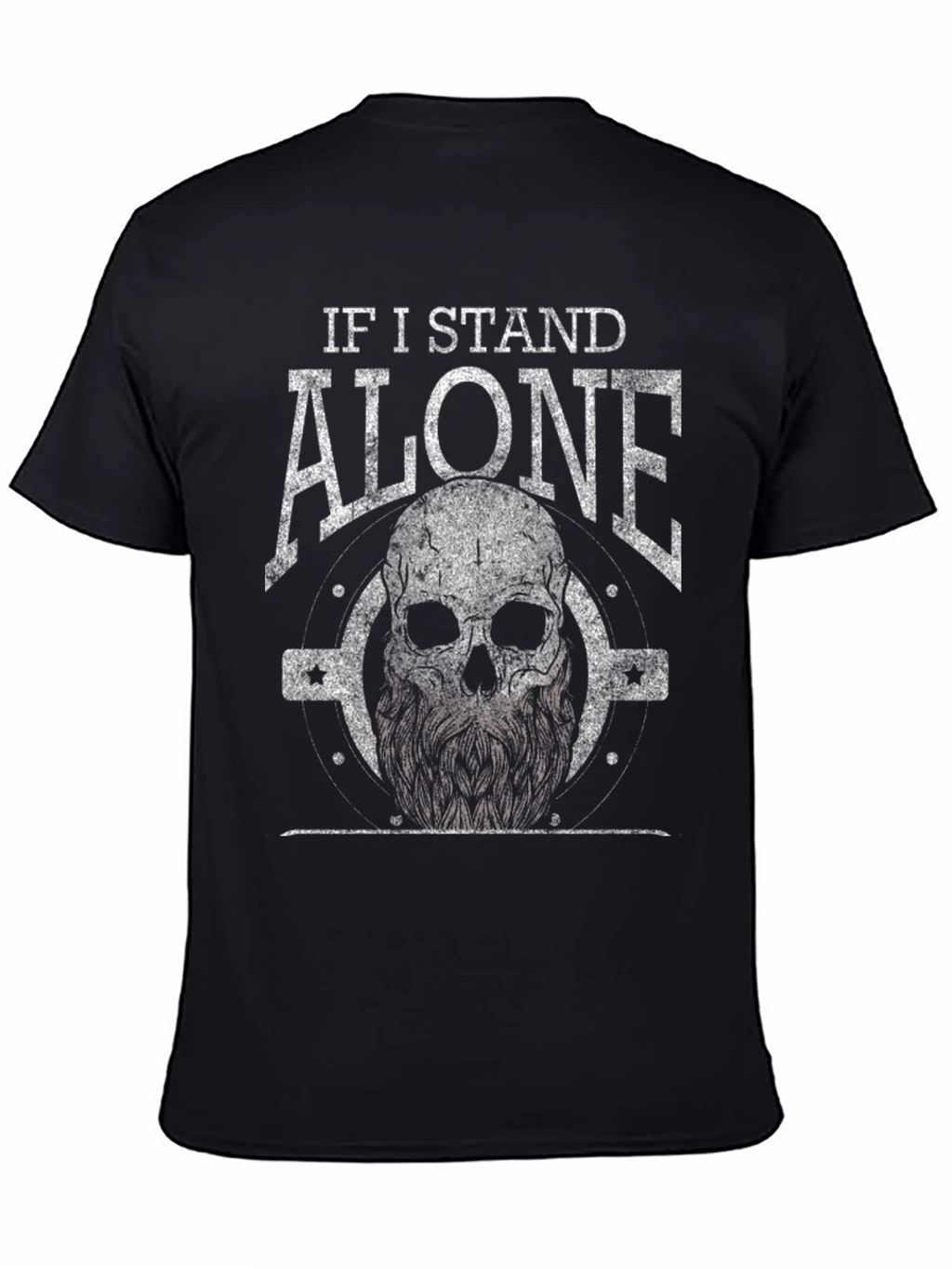 Skull Graphic T-Shirt - If I Stand Alone Tee