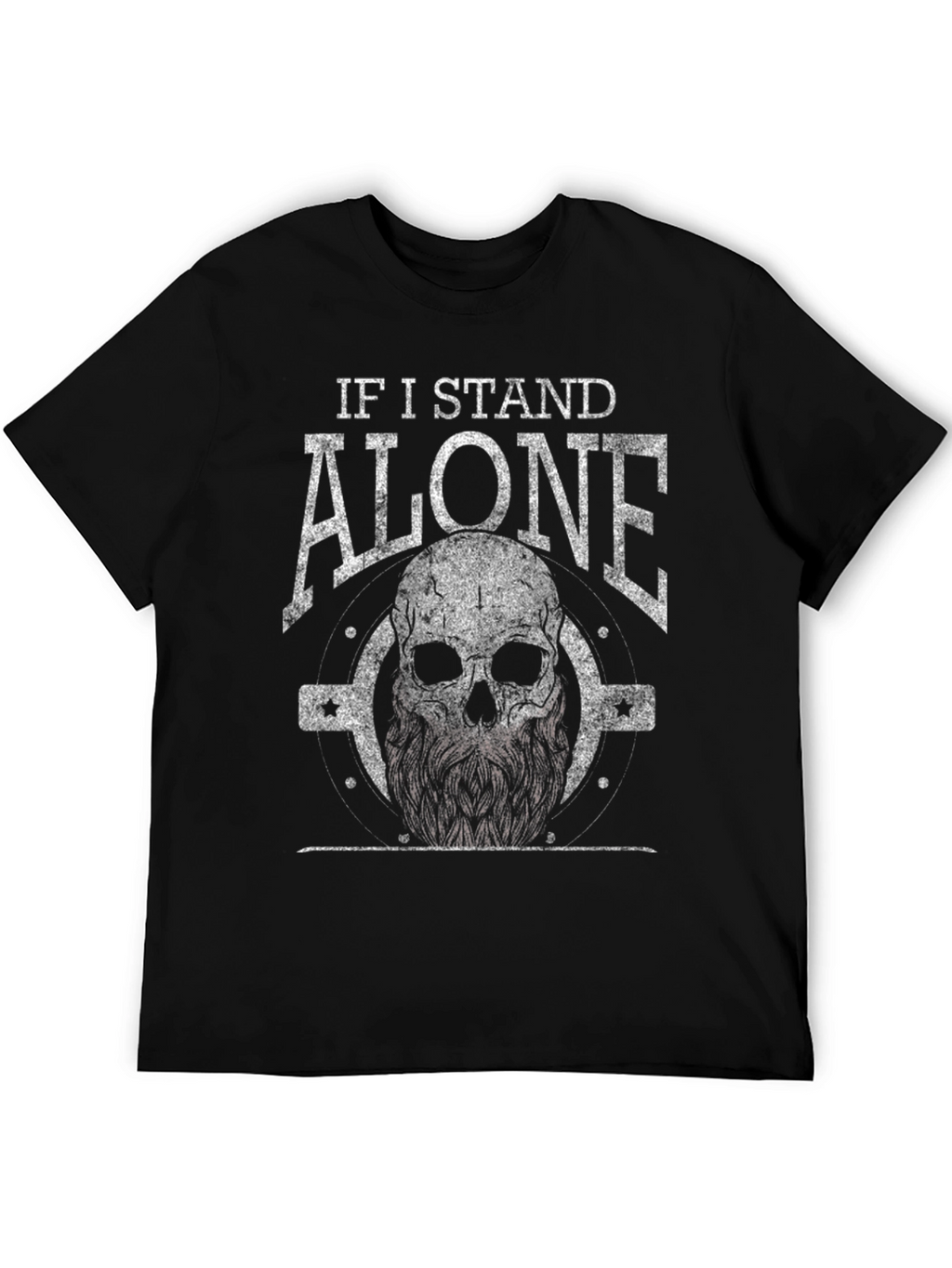 Skull Graphic T-Shirt - If I Stand Alone Tee