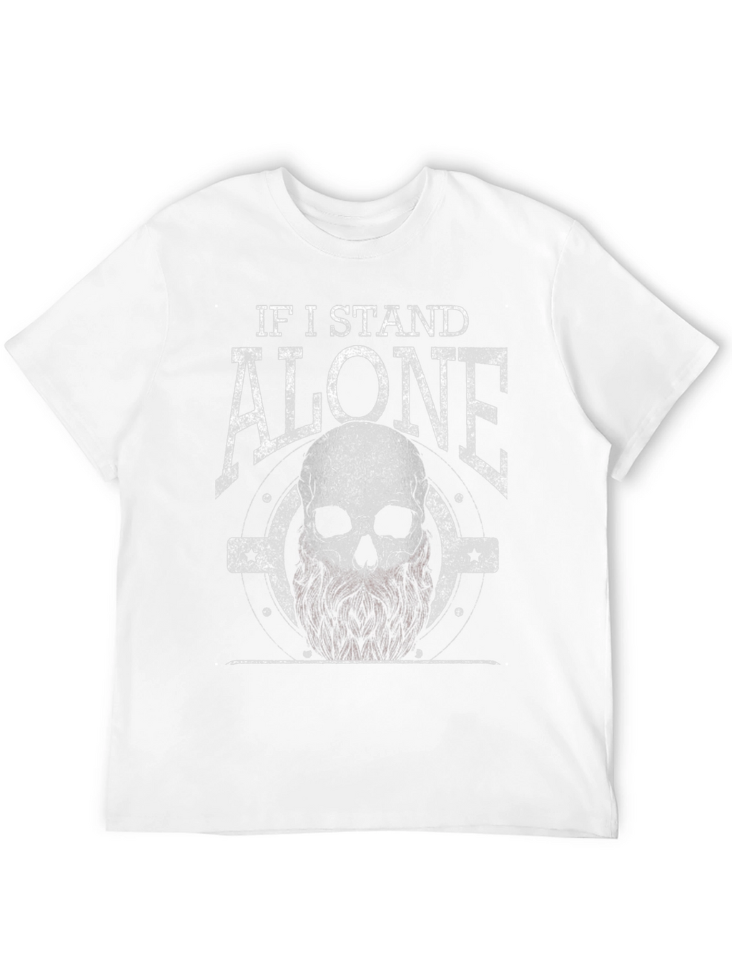 Skull Graphic T-Shirt - If I Stand Alone Tee