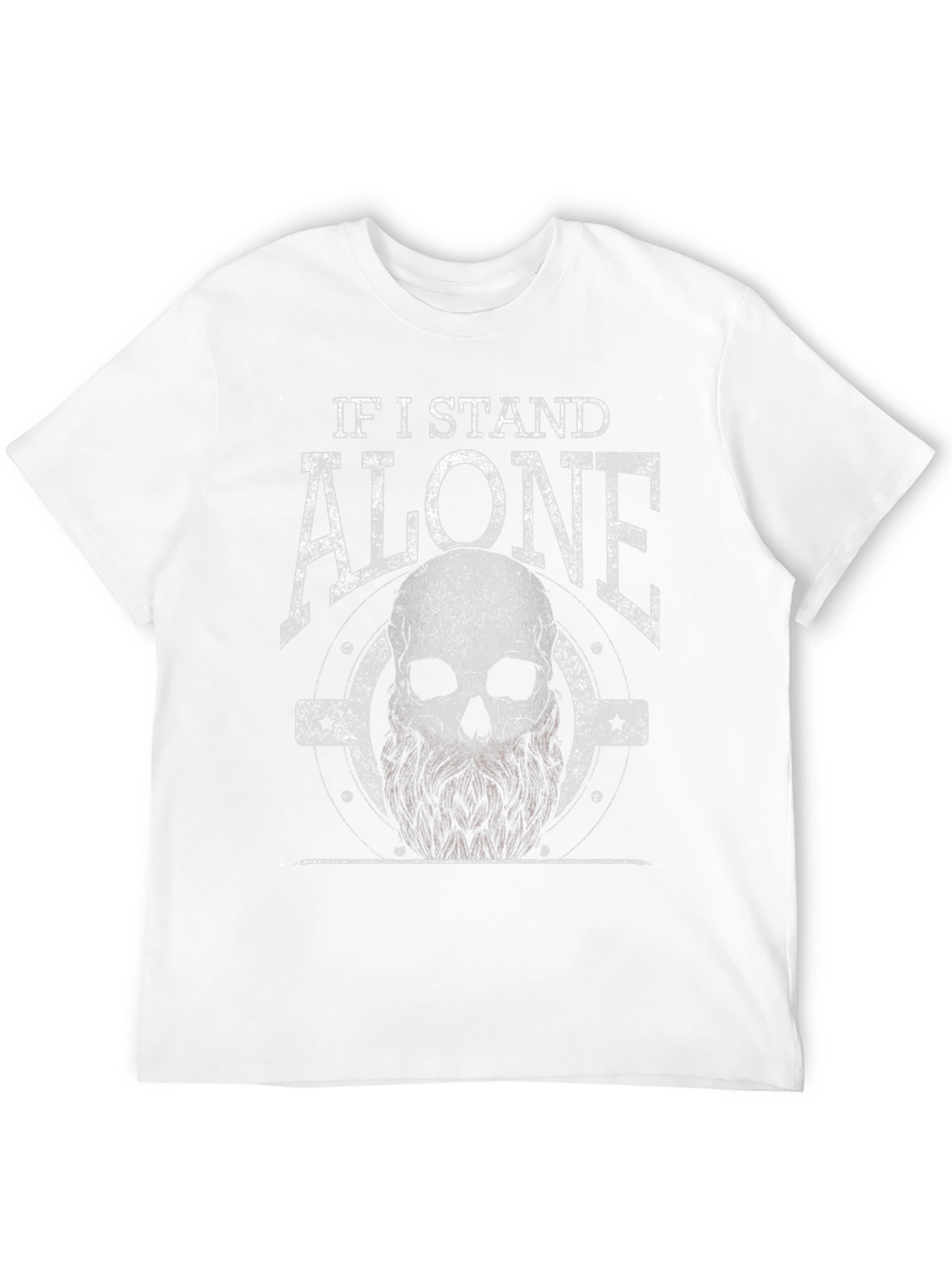 Skull Graphic T-Shirt - If I Stand Alone Tee