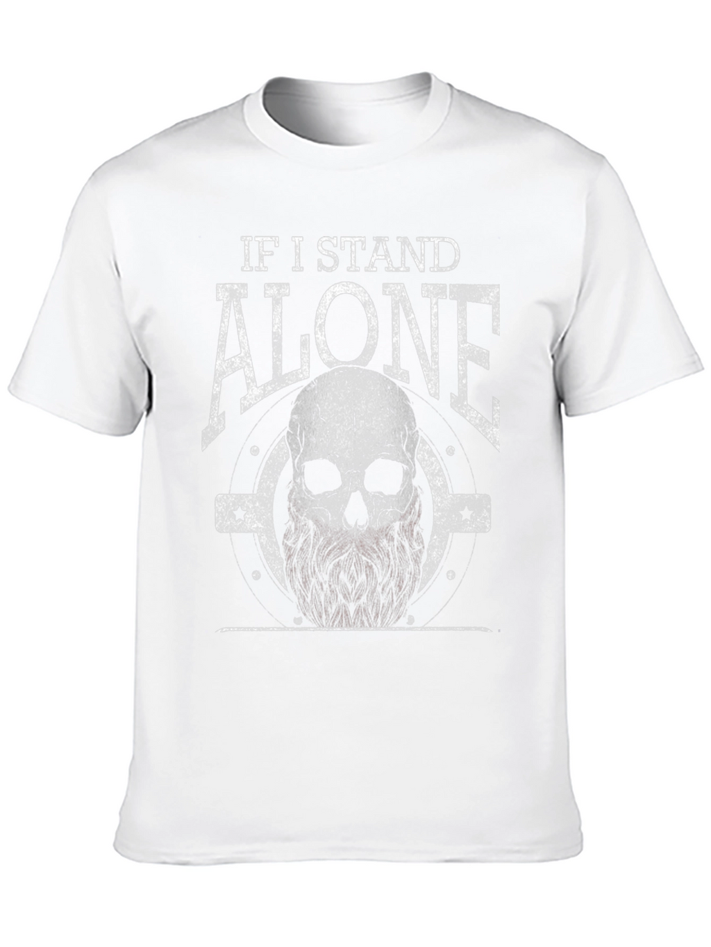 Skull Graphic T-Shirt - If I Stand Alone Tee