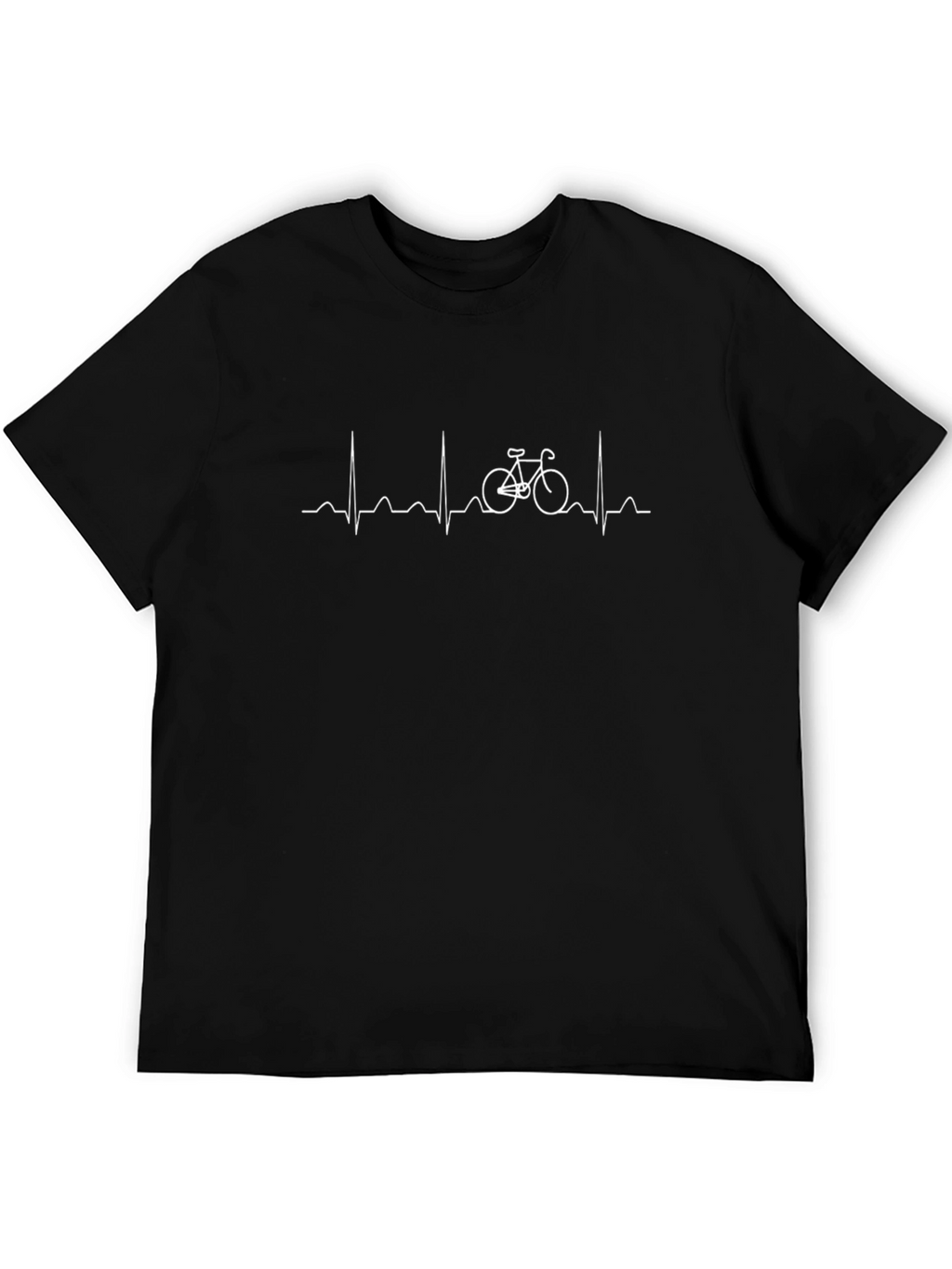 Cycling Heartbeat T-Shirt - Ride Your Pulse!